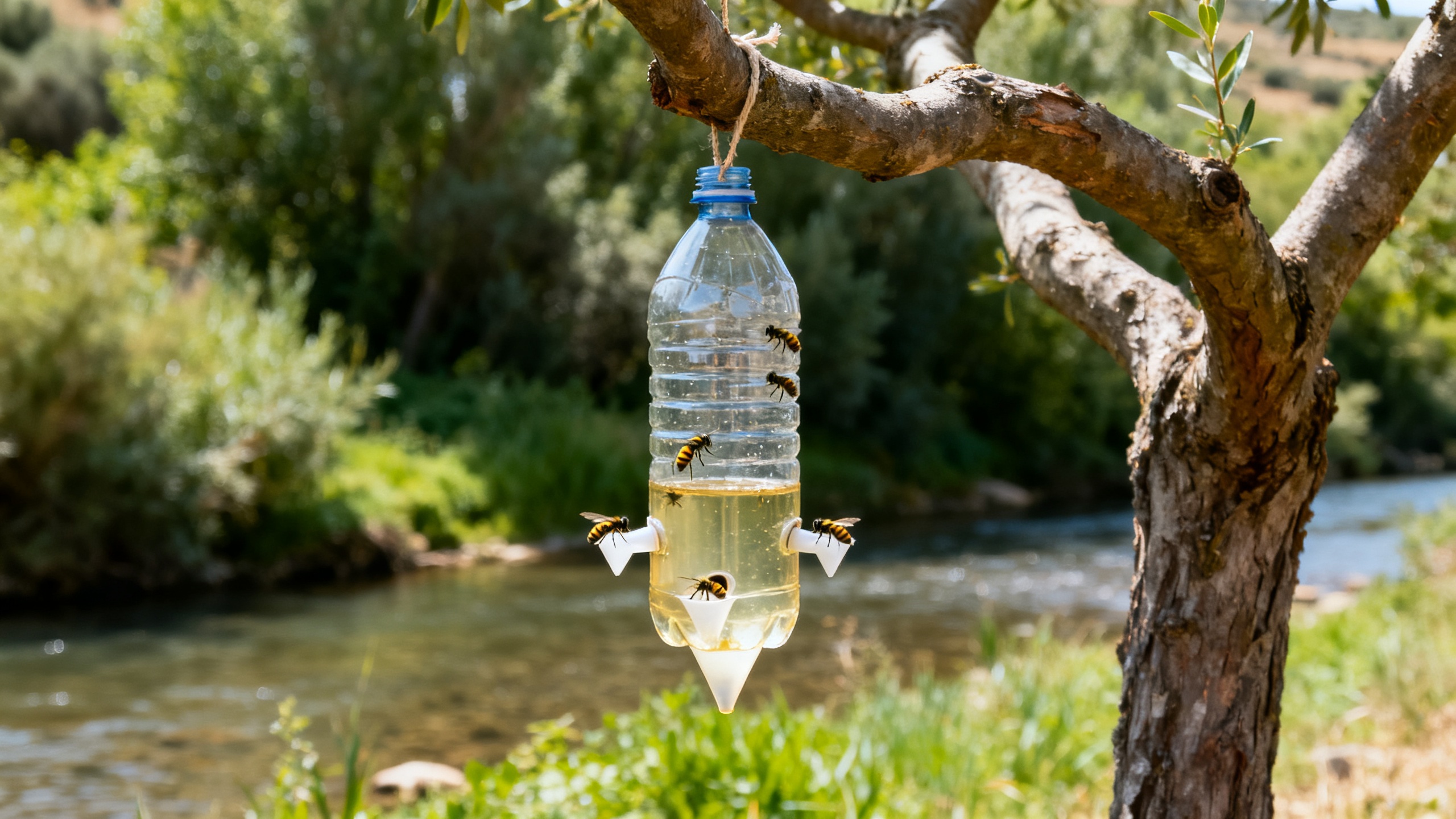 A simple way to stop Vespa velutina before new nests appear has been found in Alcañiz RUSSPAIN.com