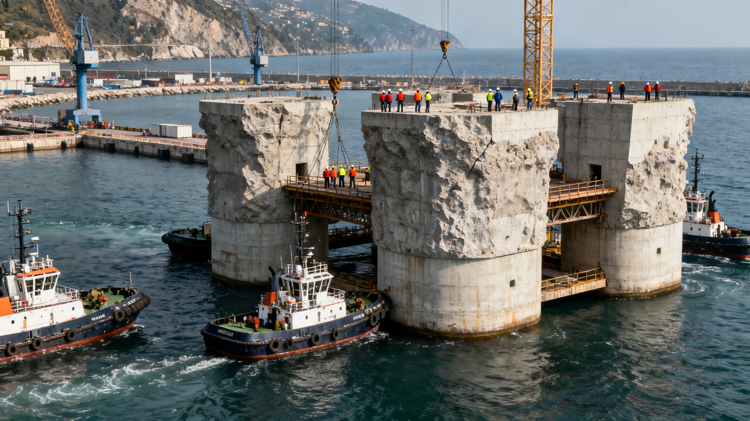 70 concrete megablocks and six kilometers into the sea: how Genoa challenges Barcelona and Valencia RUSSPAIN.com