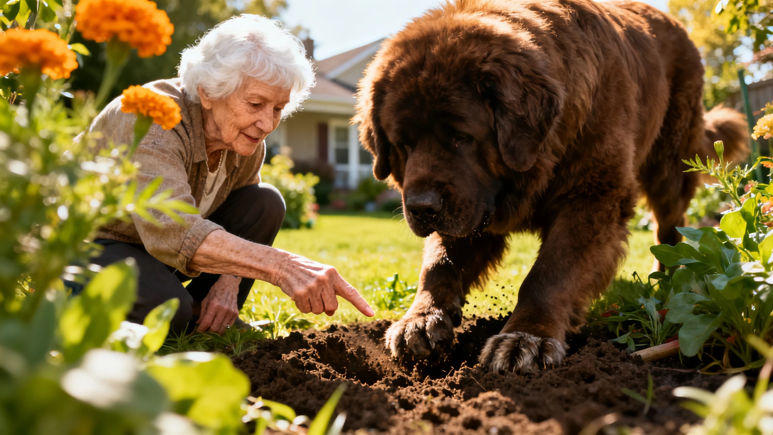 How an Unusual Duo—Grandmother and Giant Newfoundland—Took Social Media by Storm RUSSPAIN.com