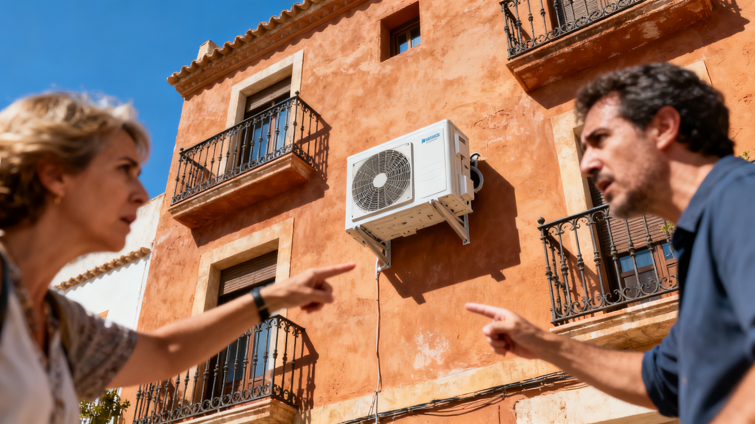 Summer Heat and Air Conditioners: Why Installing Them on the Facade Can Be a Problem RUSSPAIN.com
