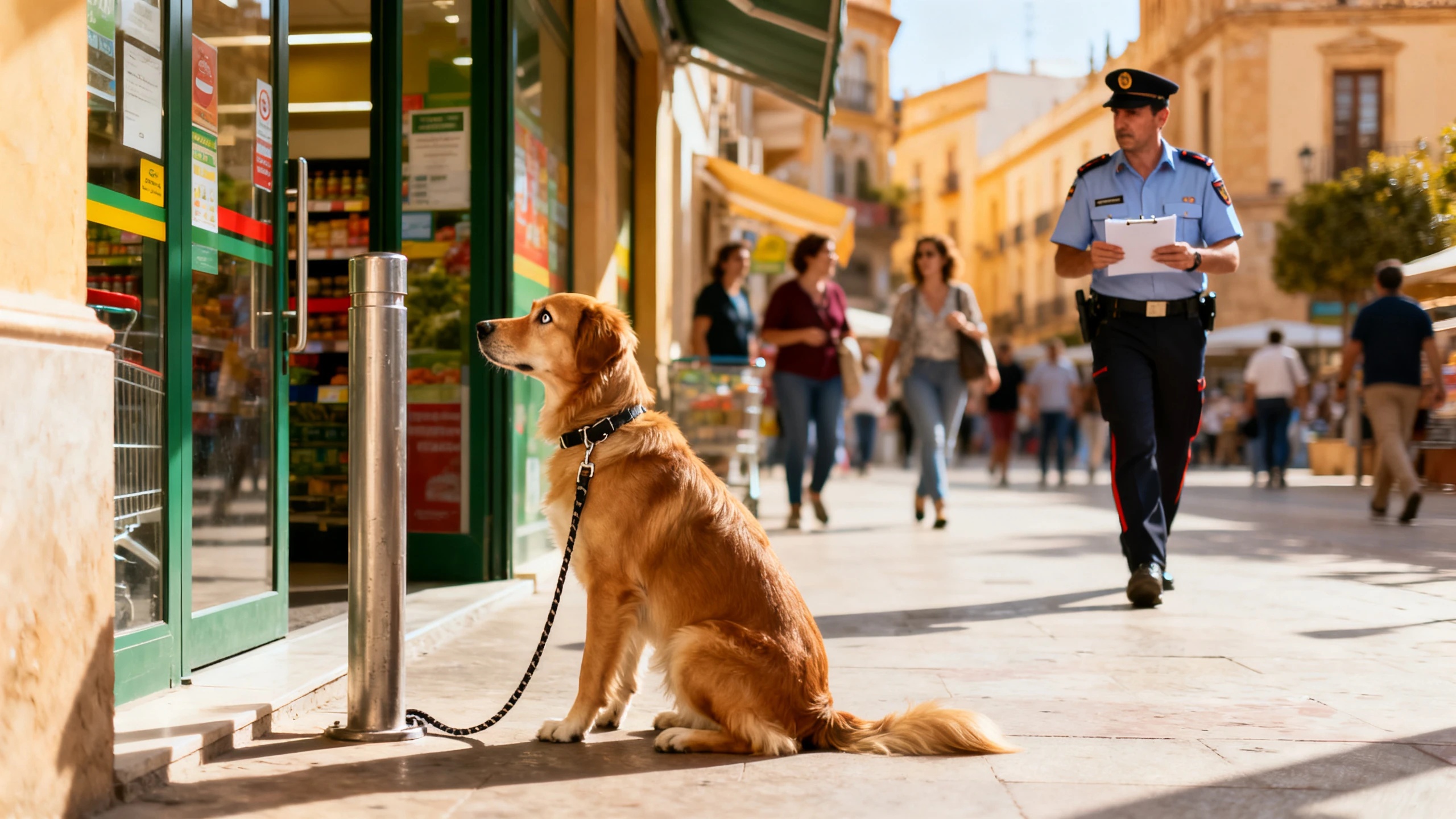 Leaving your dog unattended can result in fines of up to €10,000 RUSSPAIN.com
