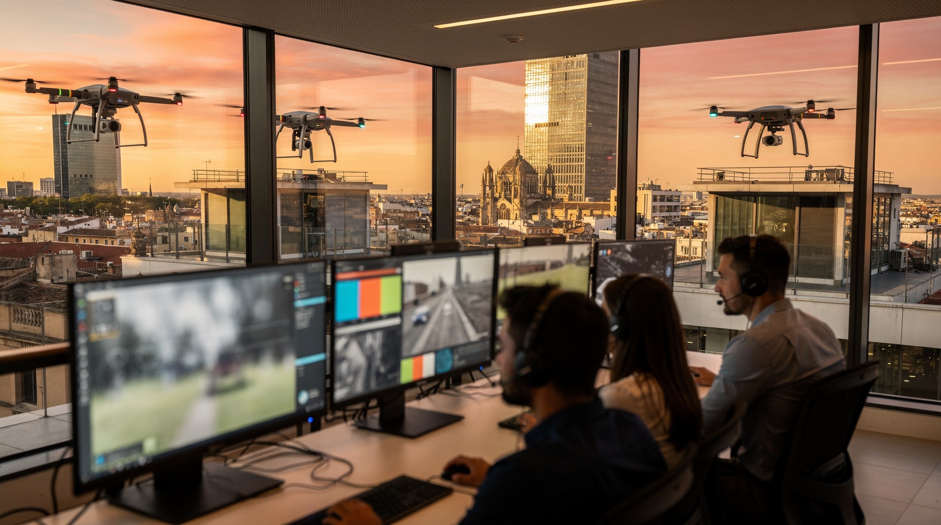 Telefónica launches remote drone management for companies and government agencies RUSSPAIN.com