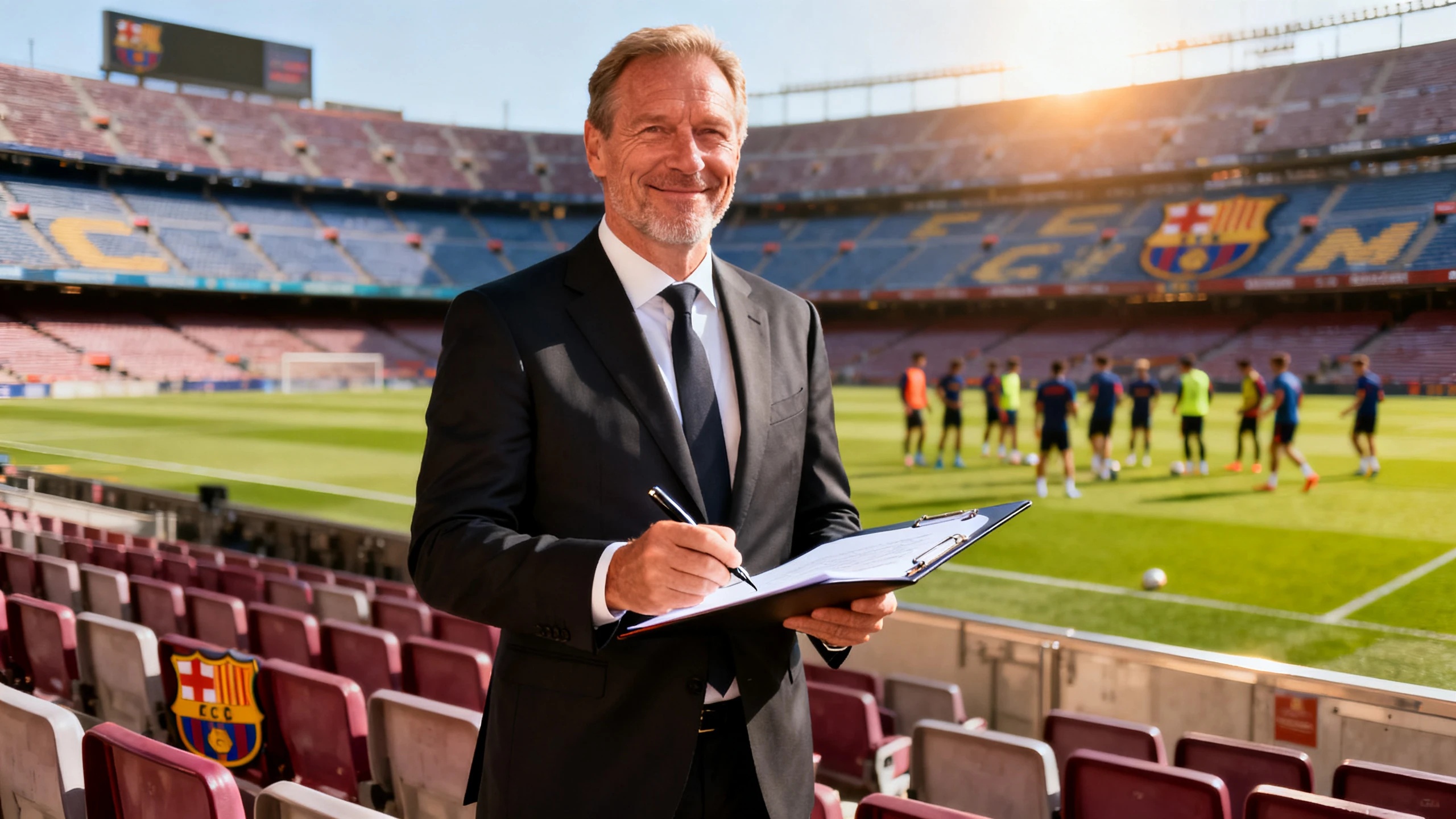 The German coach confirmed a new agreement with the club at a press conference RUSSPAIN.com