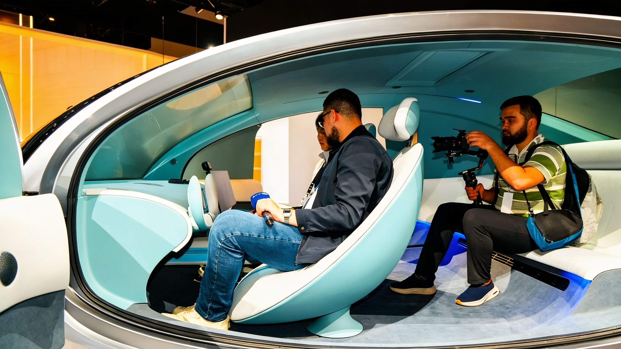 Geely unveils new technologies at Salón de Pekín 2026: Eva Cab robotaxi and next-gen SUV platform RUSSPAIN.com