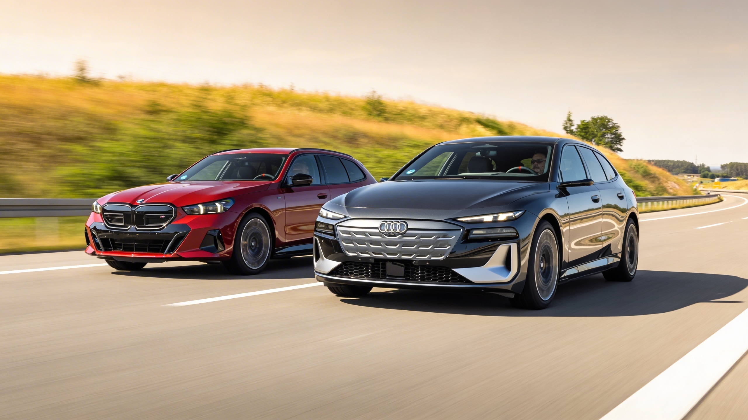 One detail undermines the premium edge of BMW i5 M60 Touring and Audi S6 e-tron RUSSPAIN.com
