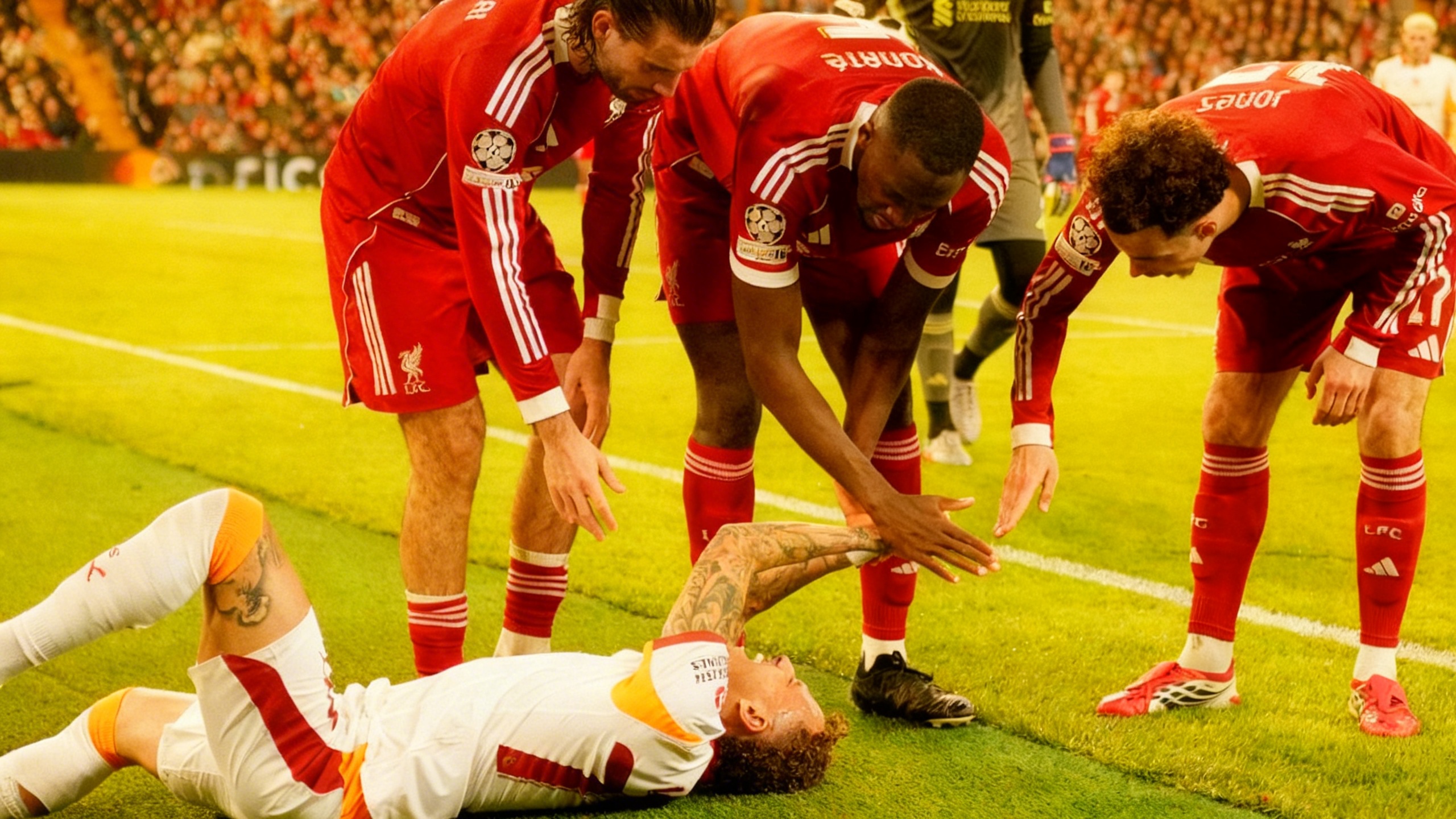 Lang's injury during the Liverpool match could spell major problems RUSSPAIN.com