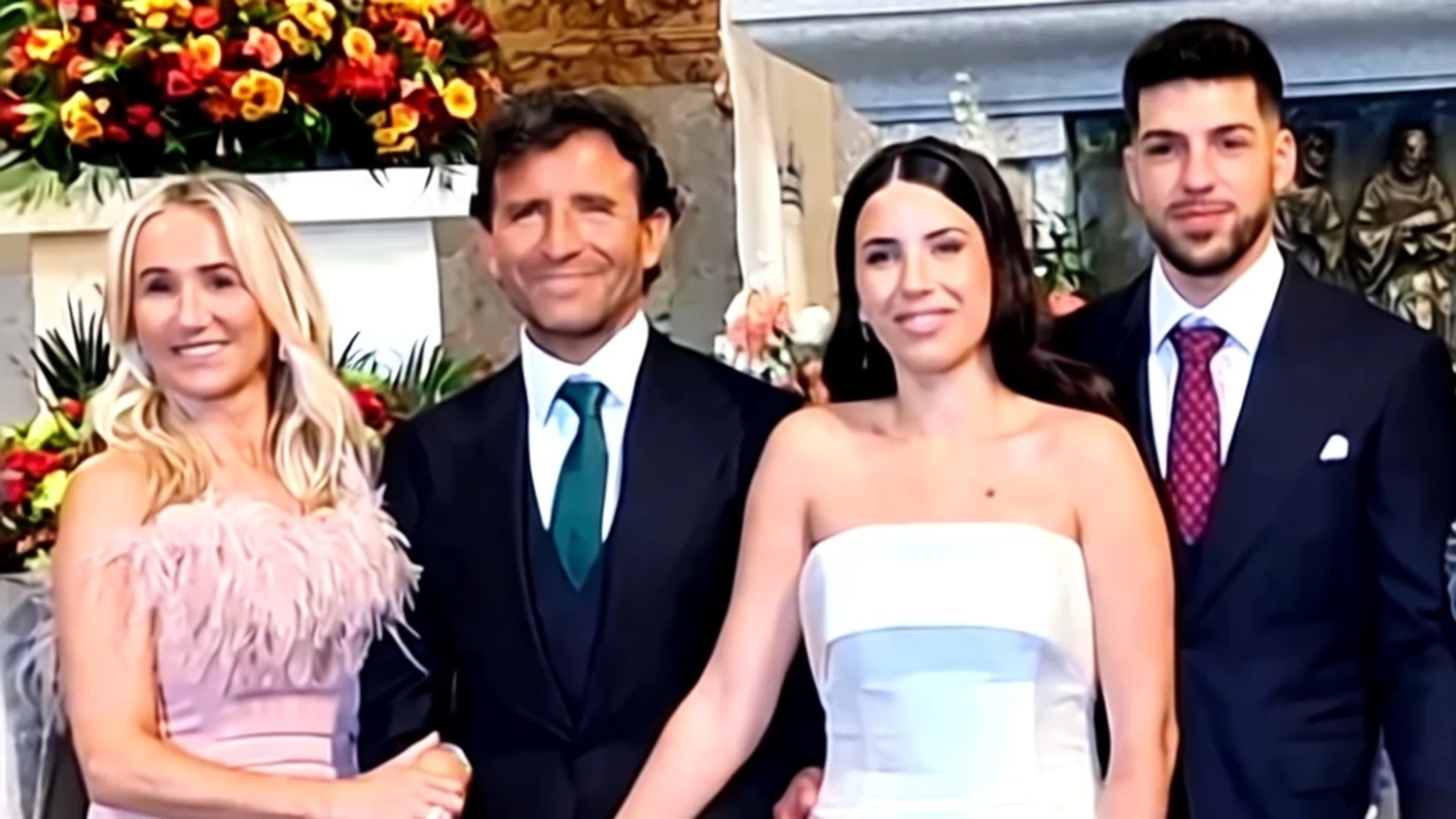 Luis Milla surprises guests with a dance with his daughter at Paula's wedding in Madrid RUSSPAIN.com