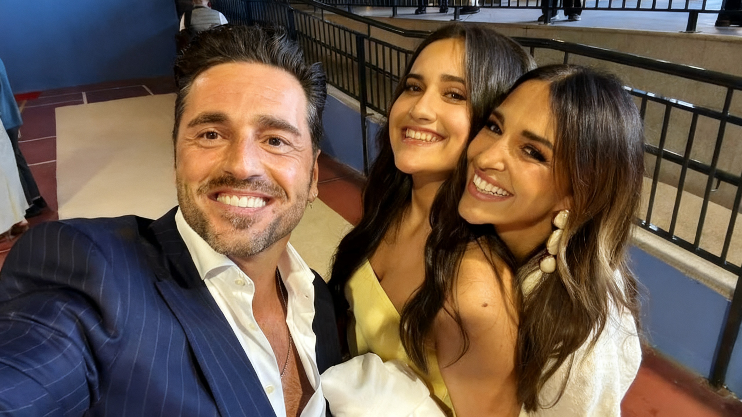 Paula Echevarría and David Bustamante support their daughter together at graduation RUSSPAIN.com