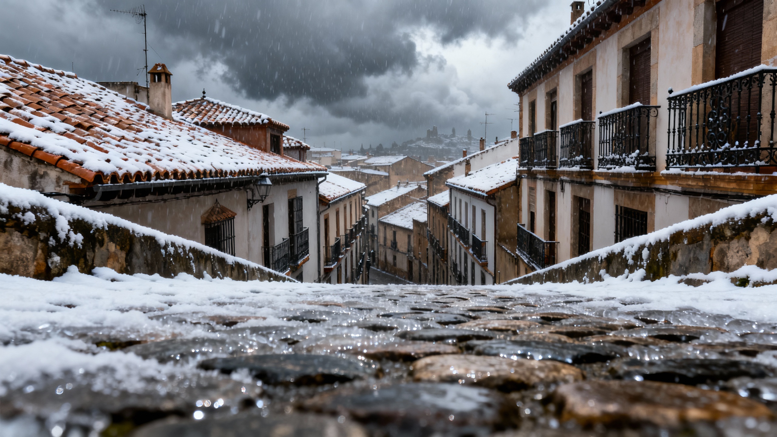 Which Spanish cities were gripped by an icy winter this year RUSSPAIN.com