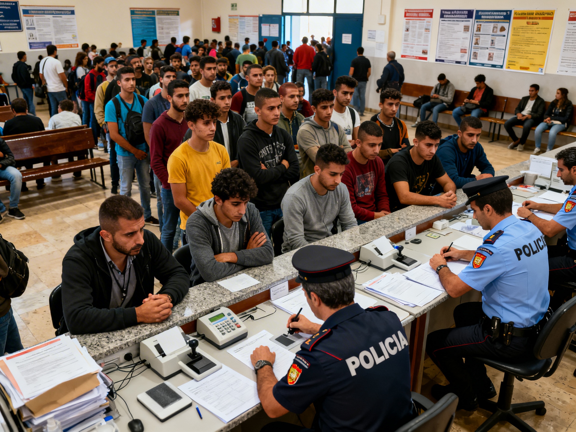 Authorities grapple with a surge in arrivals as limited resources stall thorough migrant checks RUSSPAIN.com