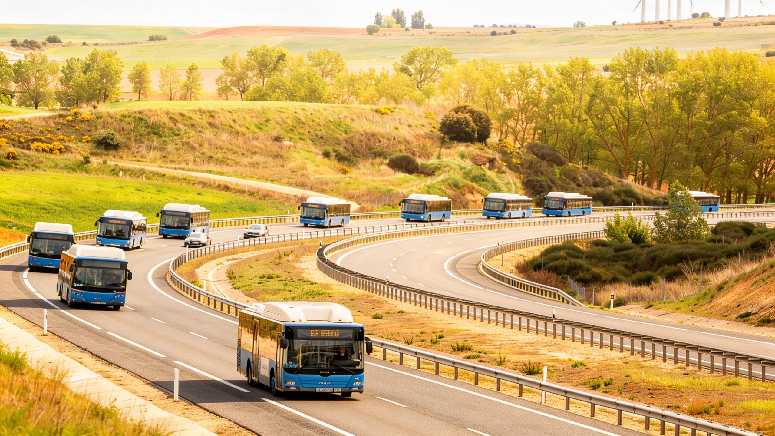 Half of Burgos city fleet destroyed by fire — Madrid provides transport RUSSPAIN.com