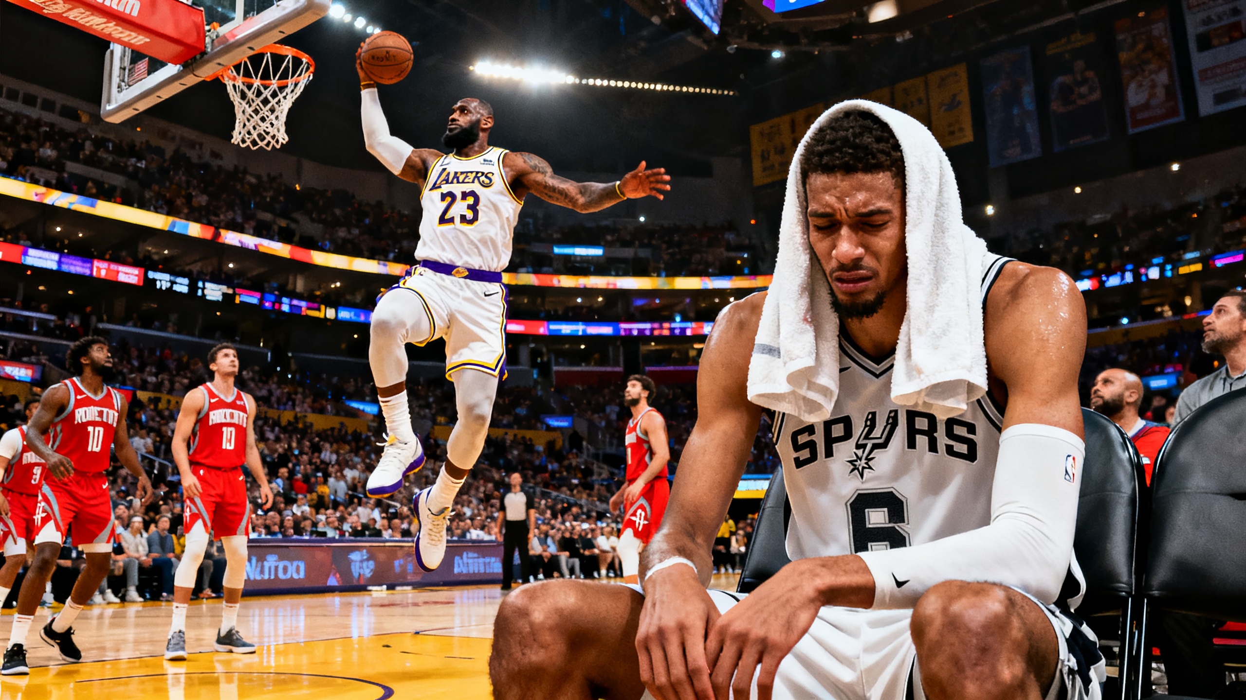 Serious Injury of Spurs Leader and Key Lakers Playoff Victory in the NBA RUSSPAIN.com