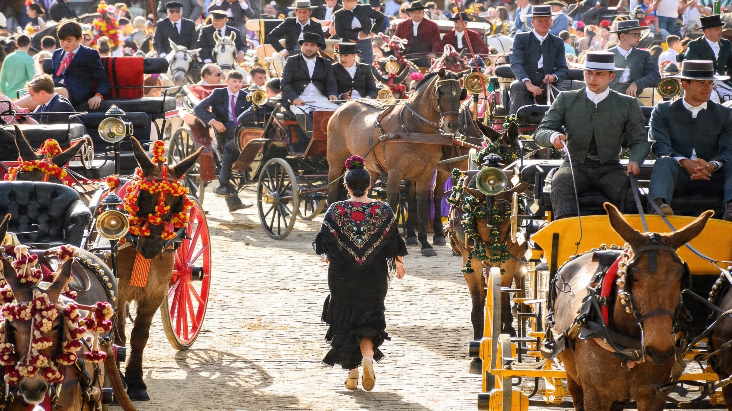 Horse traffic restricted and evacuation route changed at Feria de Abril in Seville RUSSPAIN.com