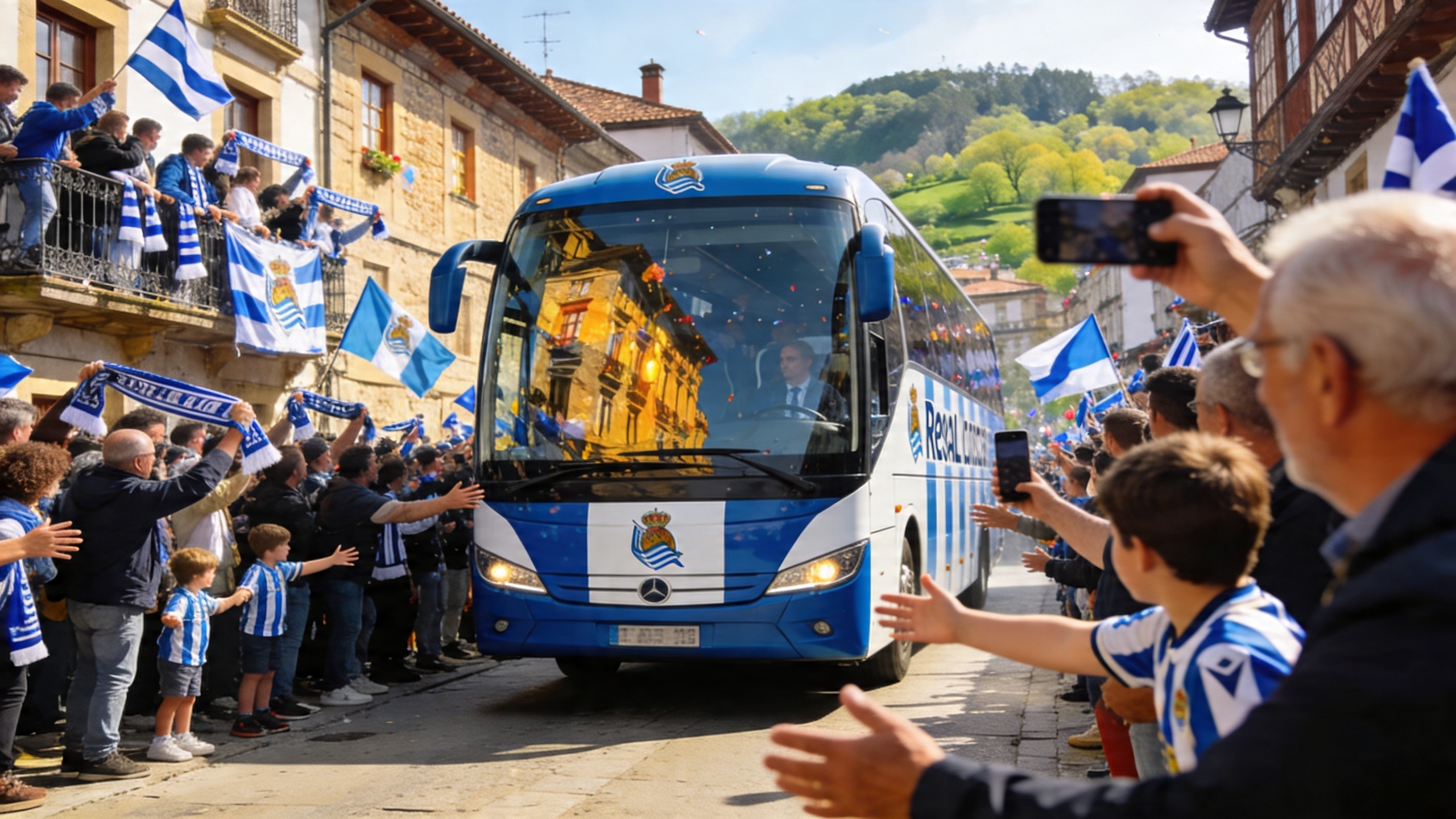 Champions' Route: How Real Sociedad Will Change Sunday in Gipuzkoa RUSSPAIN.com