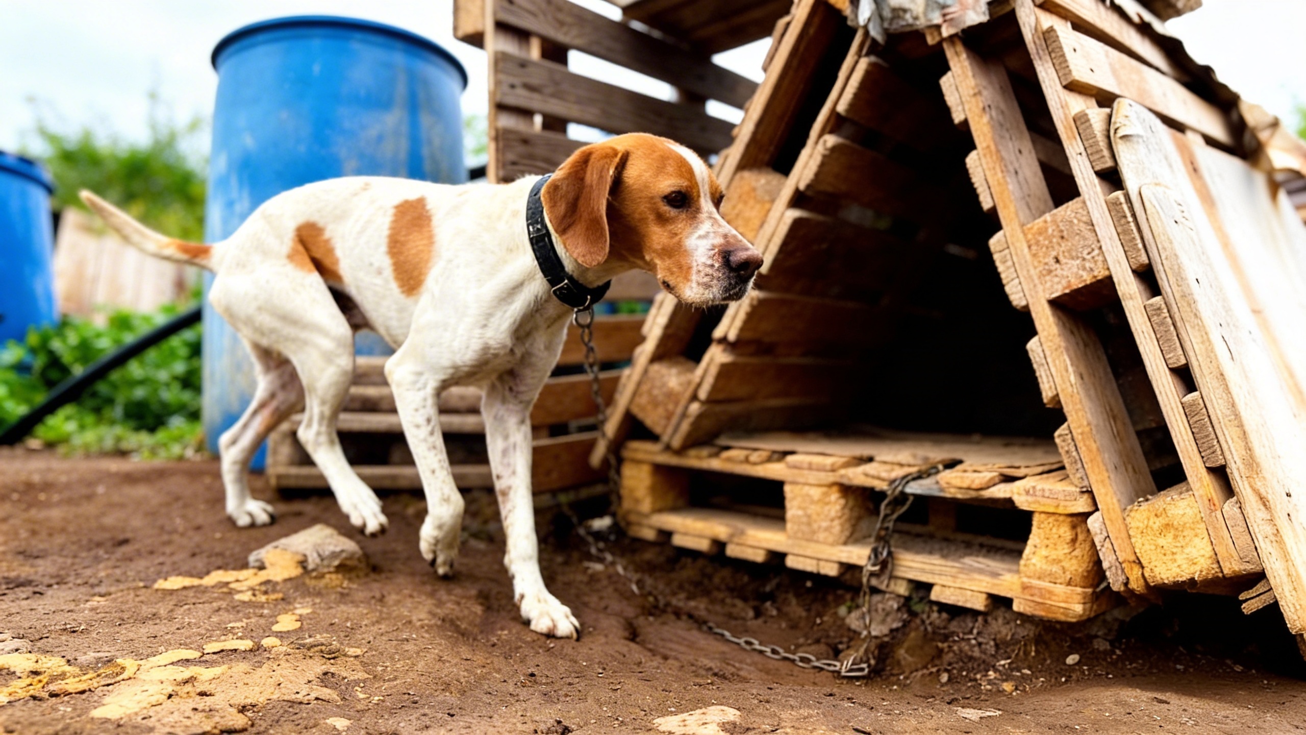 Chained dogs and unsanitary conditions uncovered on Gran Canaria RUSSPAIN.com