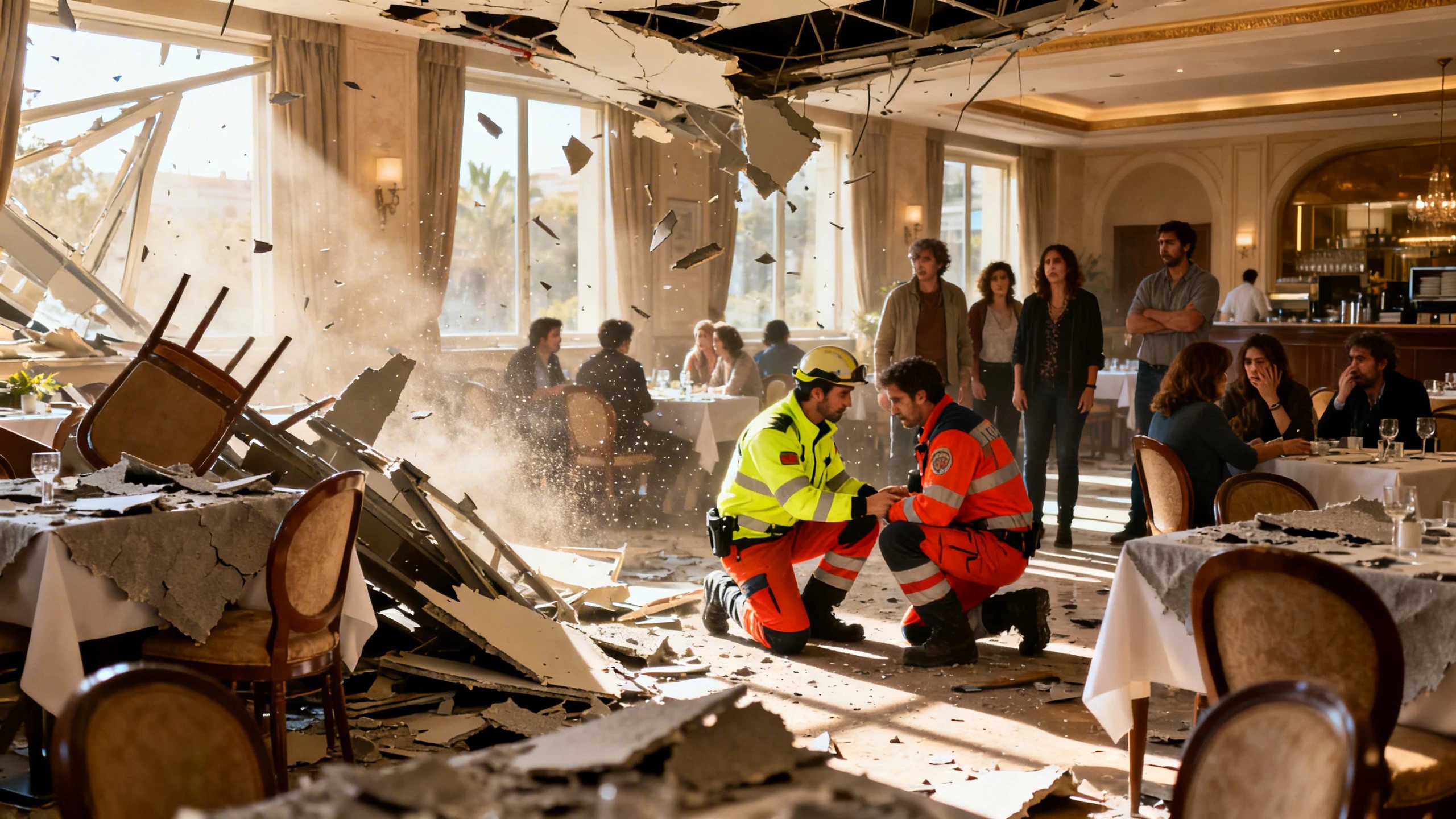 Unforeseen incident disrupts dining at a hotel restaurant in Benidorm RUSSPAIN.com