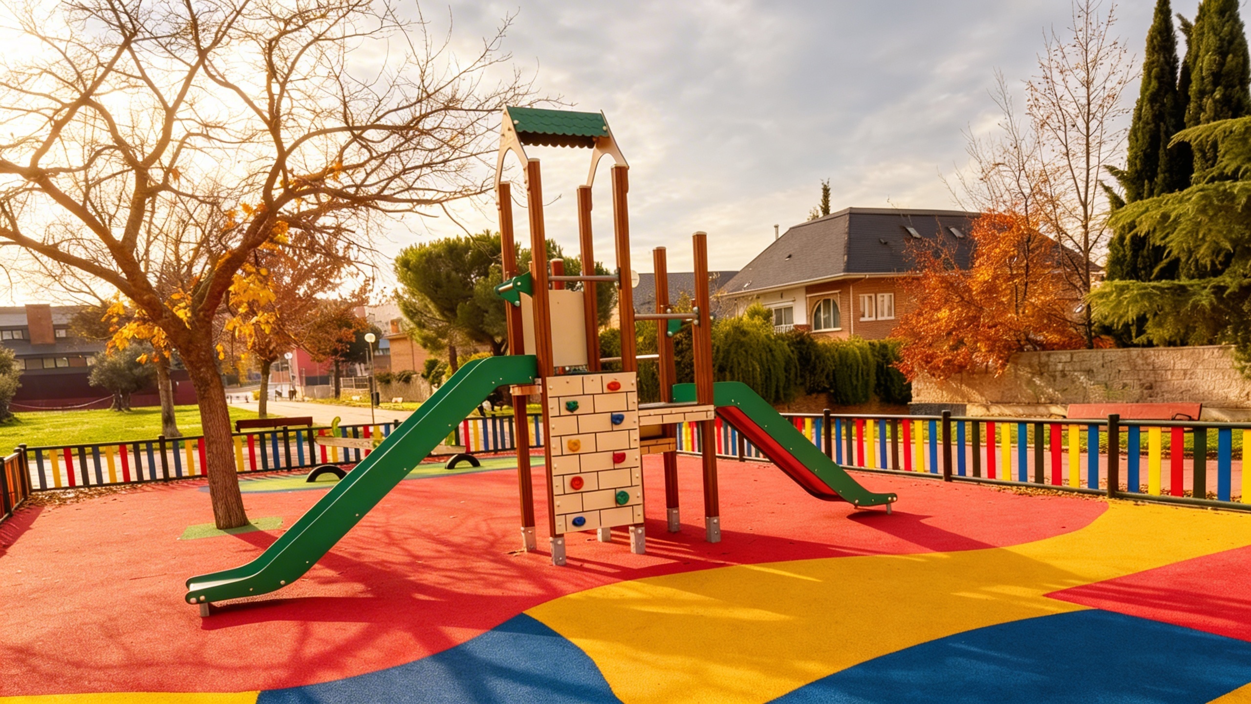 What’s fueling the debate over rubber surfacing in Madrid’s playgrounds RUSSPAIN.com