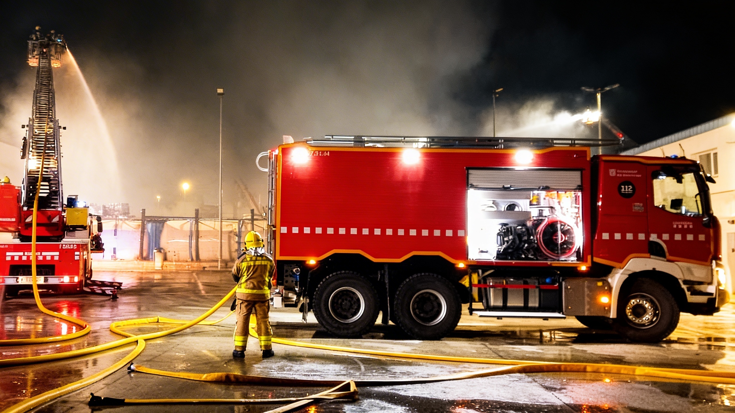 Fire in L'Hospitalet residential building results in injuries RUSSPAIN.com