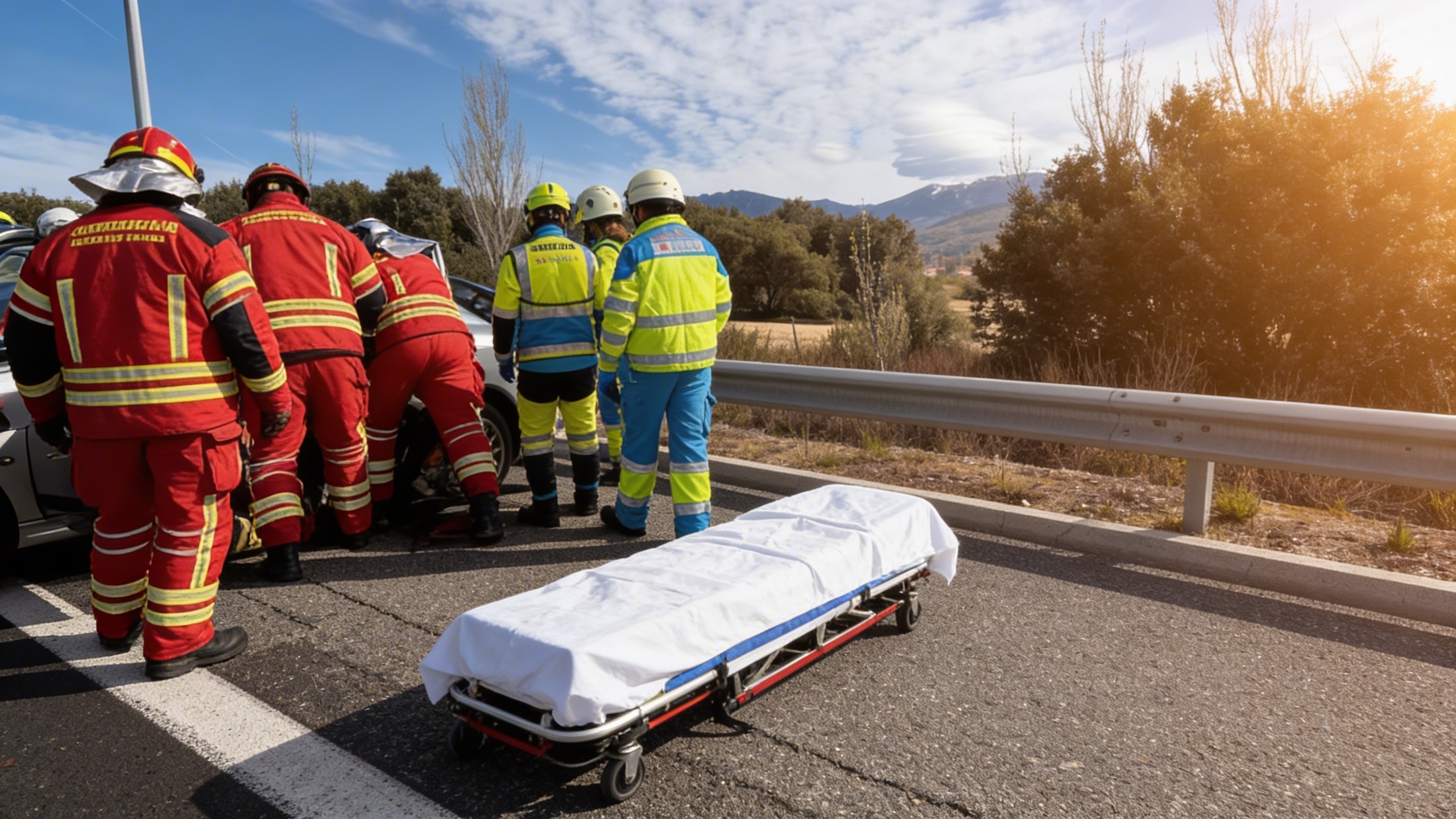 Major accident on the AP-6 disrupts exit routes from Madrid RUSSPAIN.com
