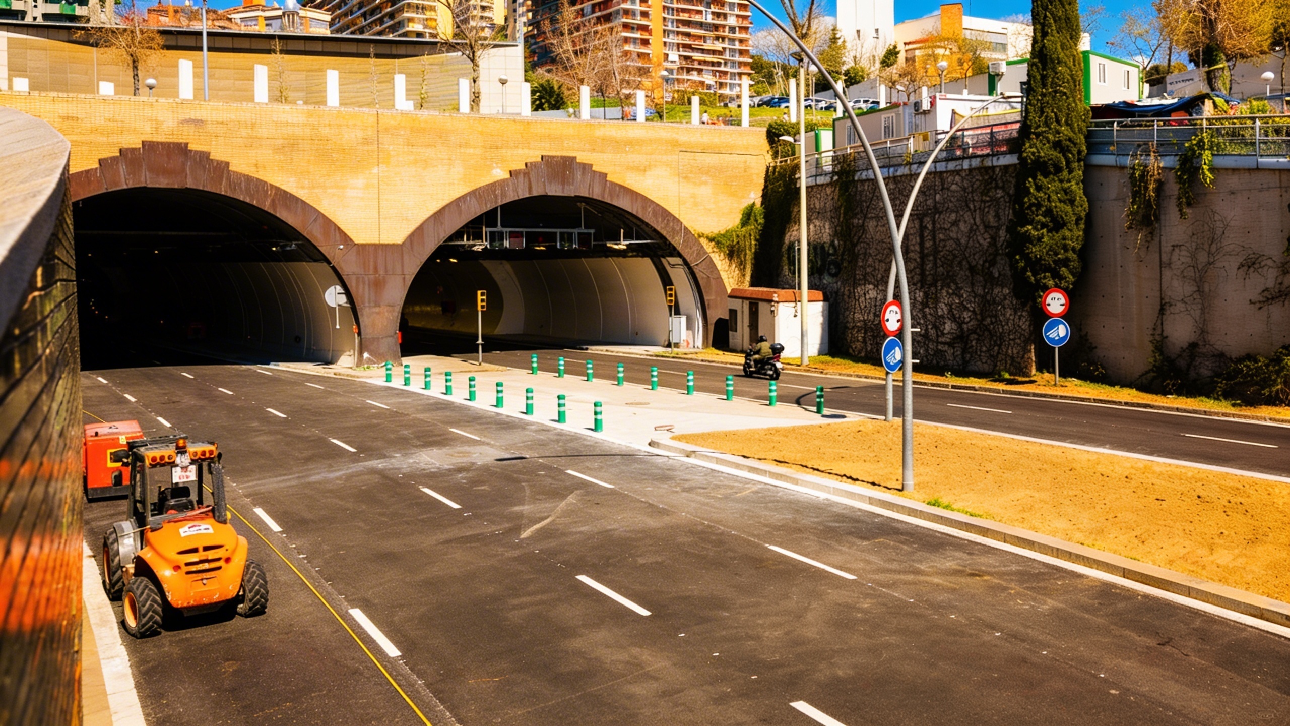 Barcelona reopens tunnel to traffic after repairs RUSSPAIN.com