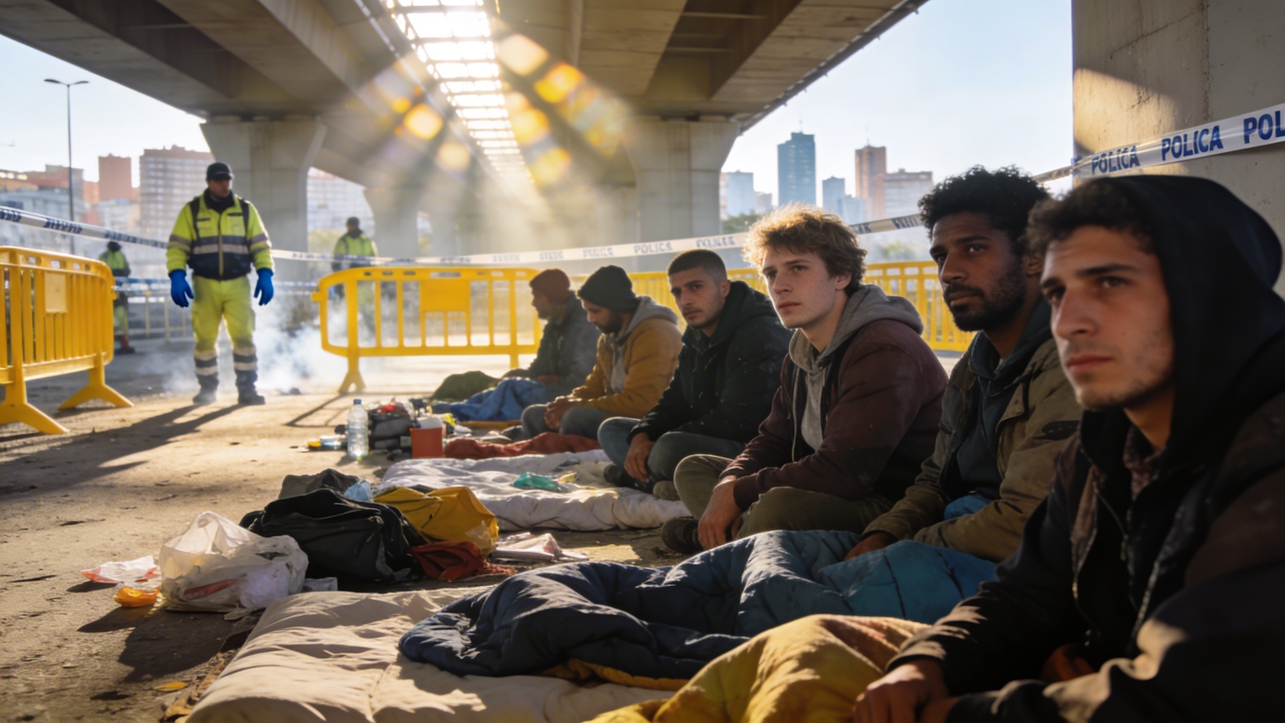 Hundreds left homeless after eviction in Badalona RUSSPAIN.com