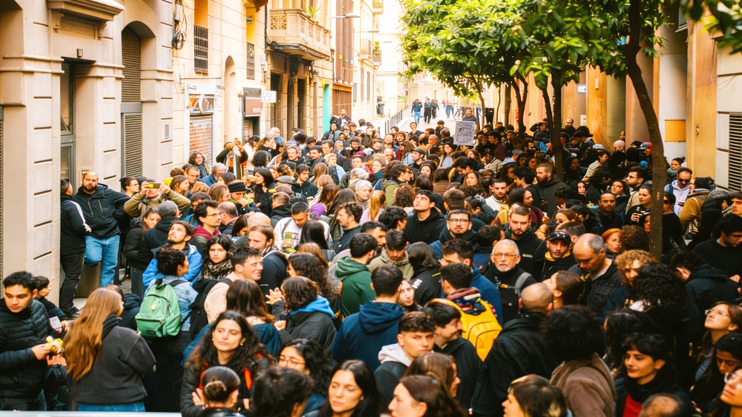 Authorities demand halt to tenant eviction in Gràcia RUSSPAIN.com