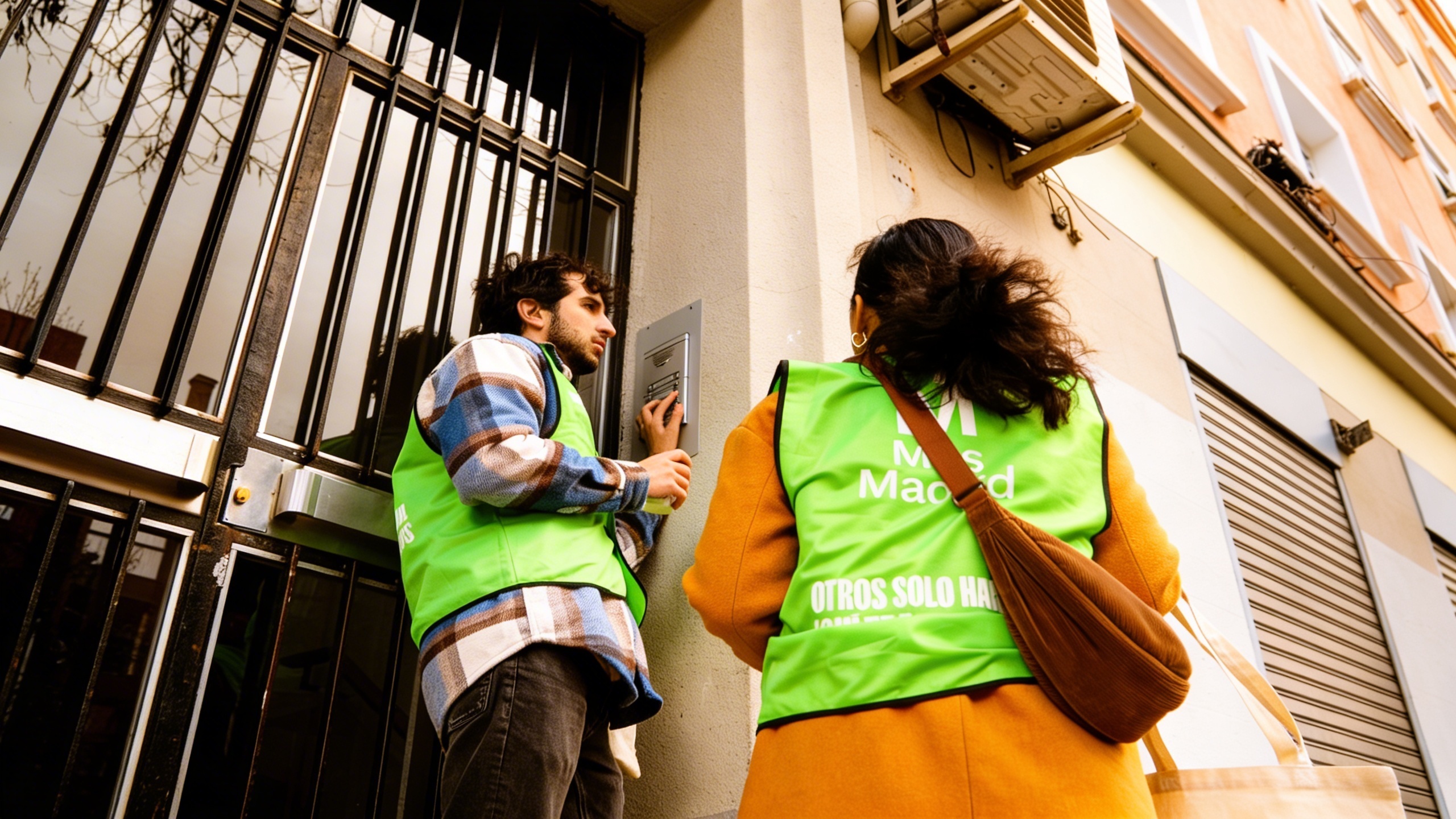 Volunteers reach out to Madrid residents ahead of the upcoming elections RUSSPAIN.com