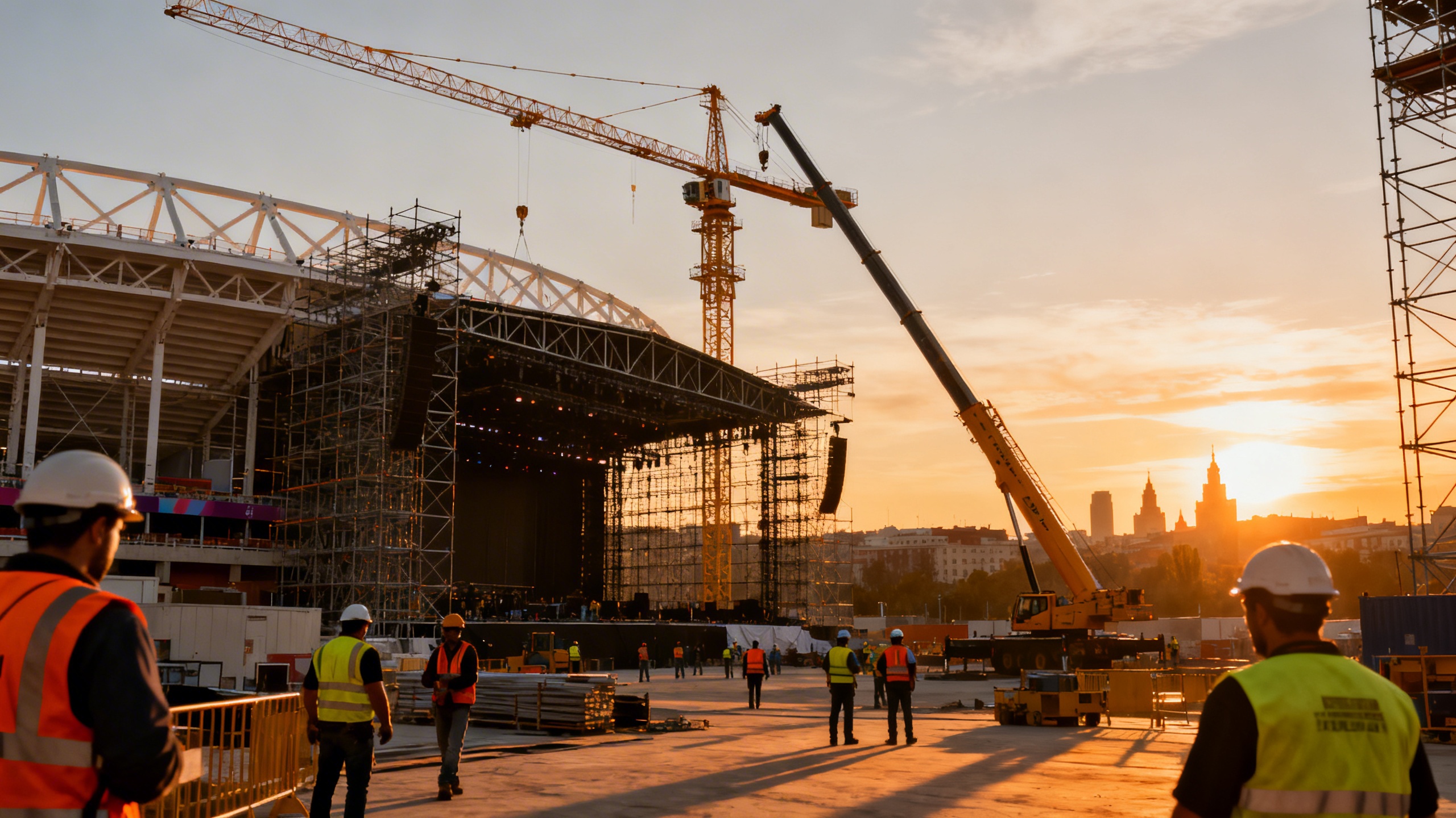 A dedicated concert stage will be built in Madrid for the first time RUSSPAIN.com