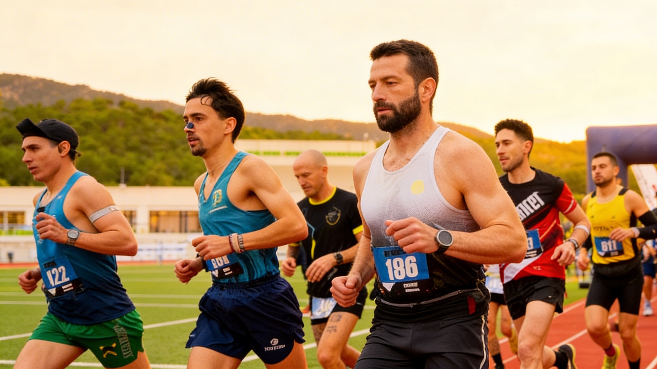 International athletes and children take to the start in Murcia RUSSPAIN.com