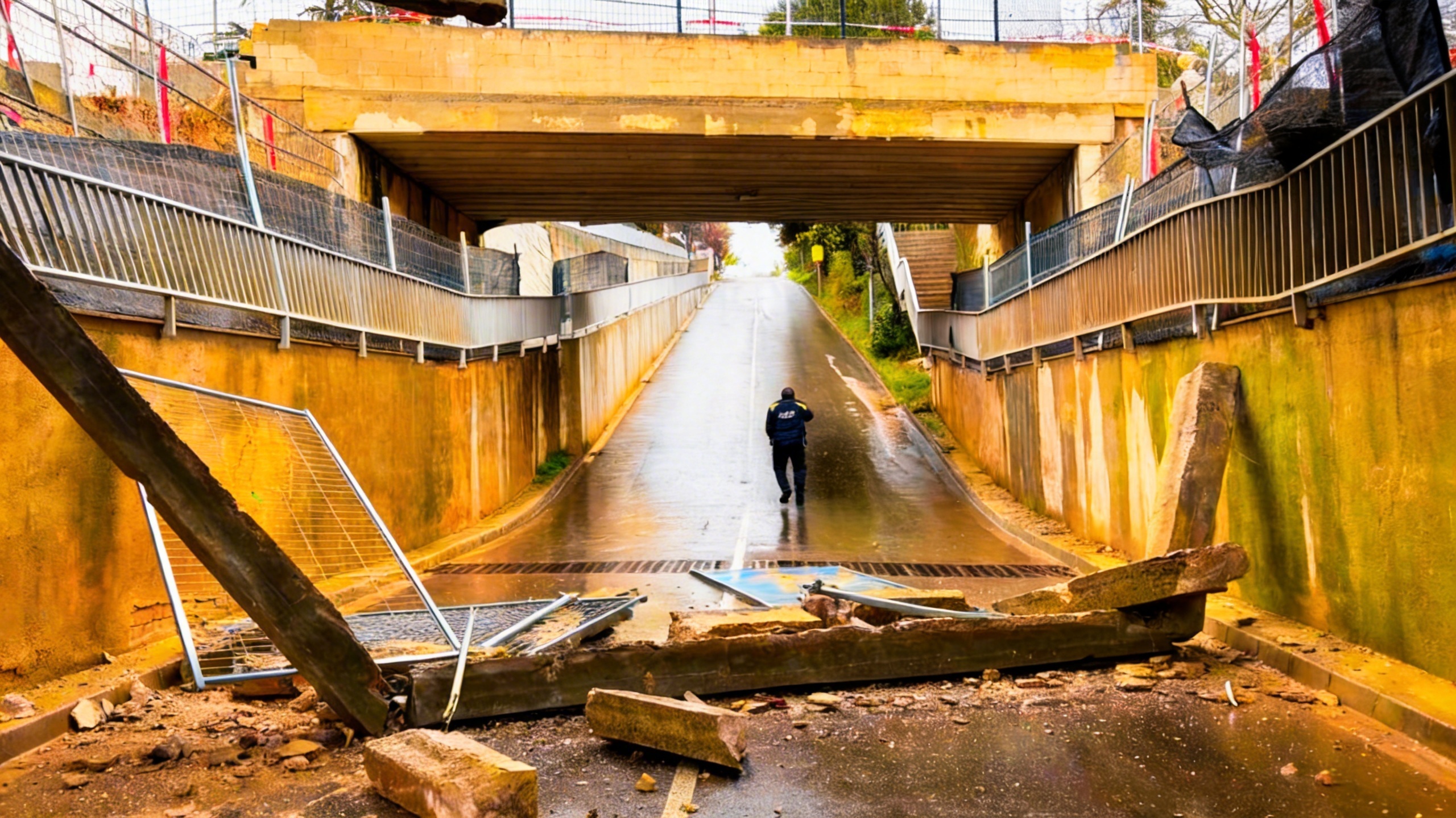 Bridge collapse on R3 in Catalonia sparks concern among locals RUSSPAIN.com