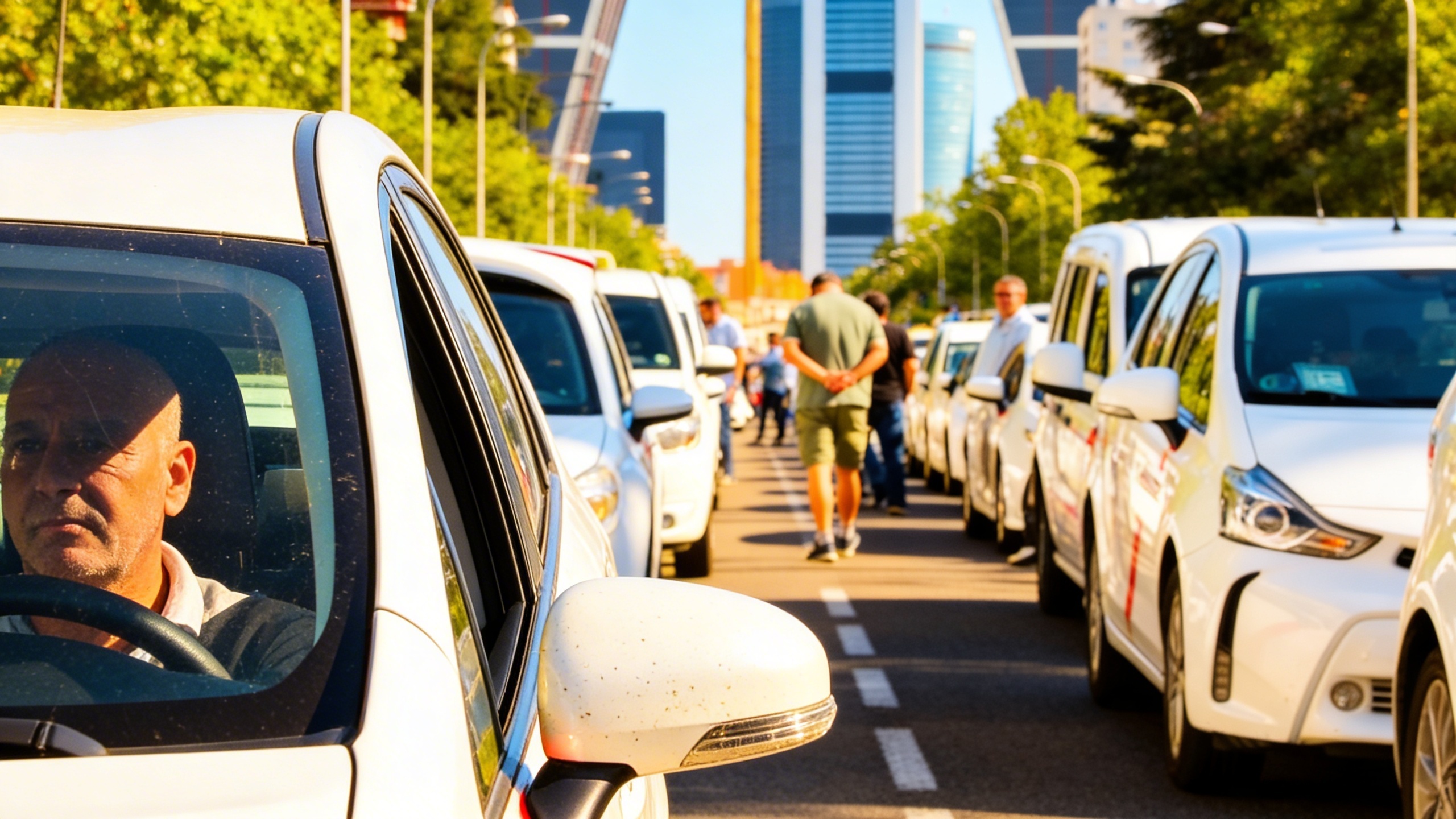 Armed man hijacks taxi in Madrid and disappears in a village near Burgos RUSSPAIN.com