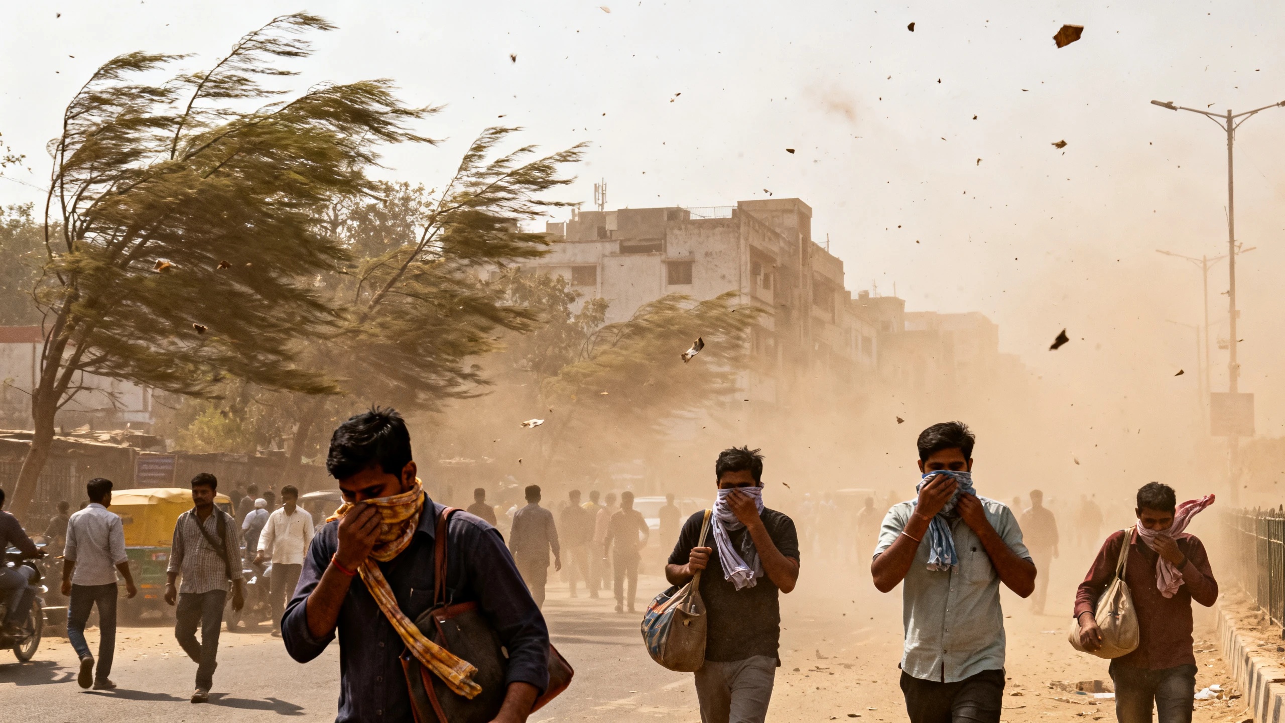Delhi records gusts up to 111 km/h, orange alert issued in Kerala RUSSPAIN.com