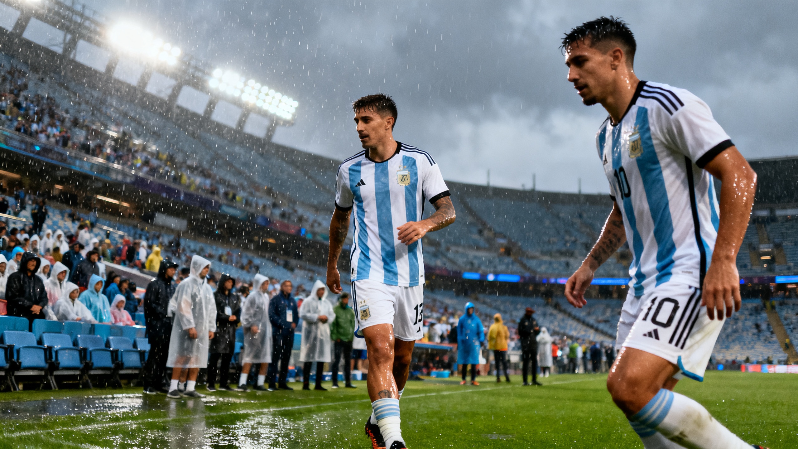 In Alabama, the Argentina vs. Iceland match took place amid heavy rain and fan restrictions RUSSPAIN.com