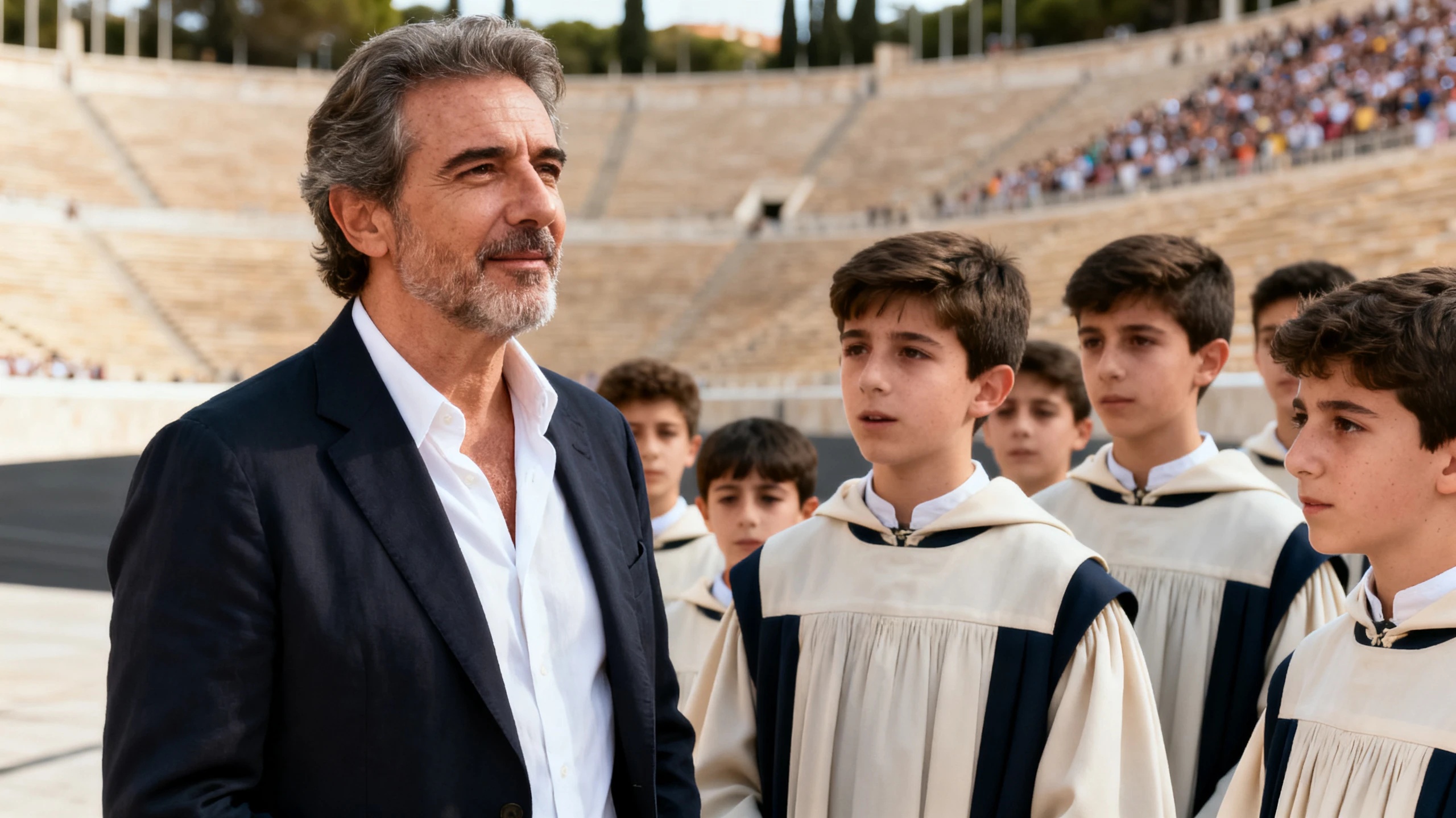 Dalma and children's choir perform song in Catalan in Barcelona RUSSPAIN.com