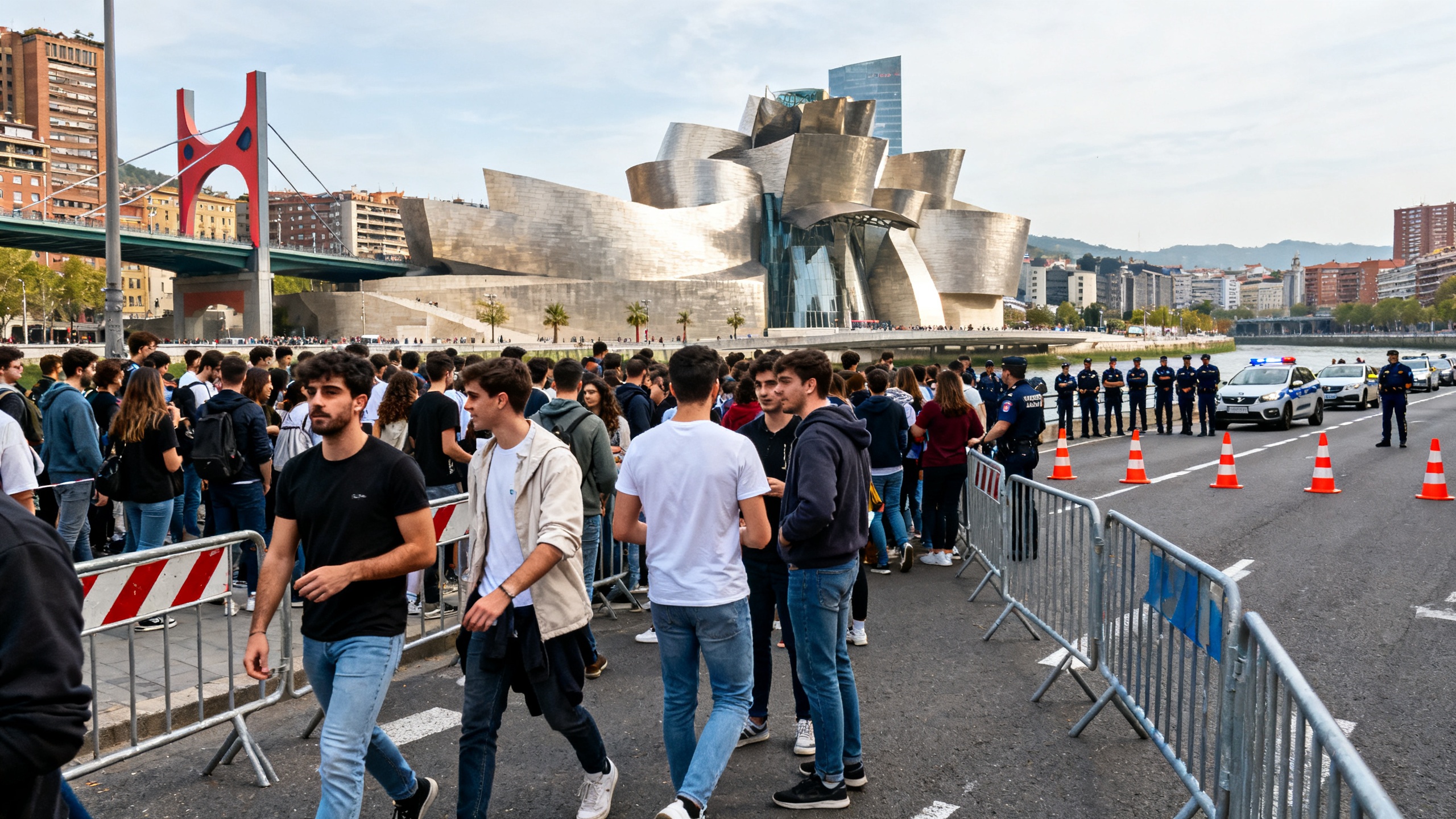 Traffic restrictions and bridge closures on the anniversary festival day in Bilbao RUSSPAIN.com