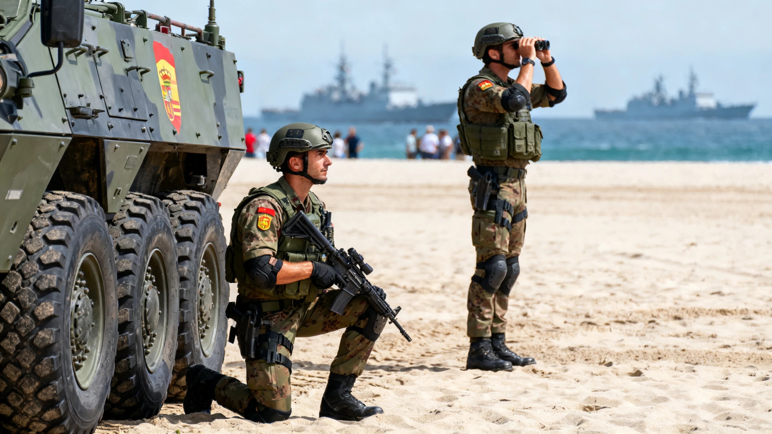 Drone neutralization and water rescue demonstrated in Vigo with King Felipe VI RUSSPAIN.com
