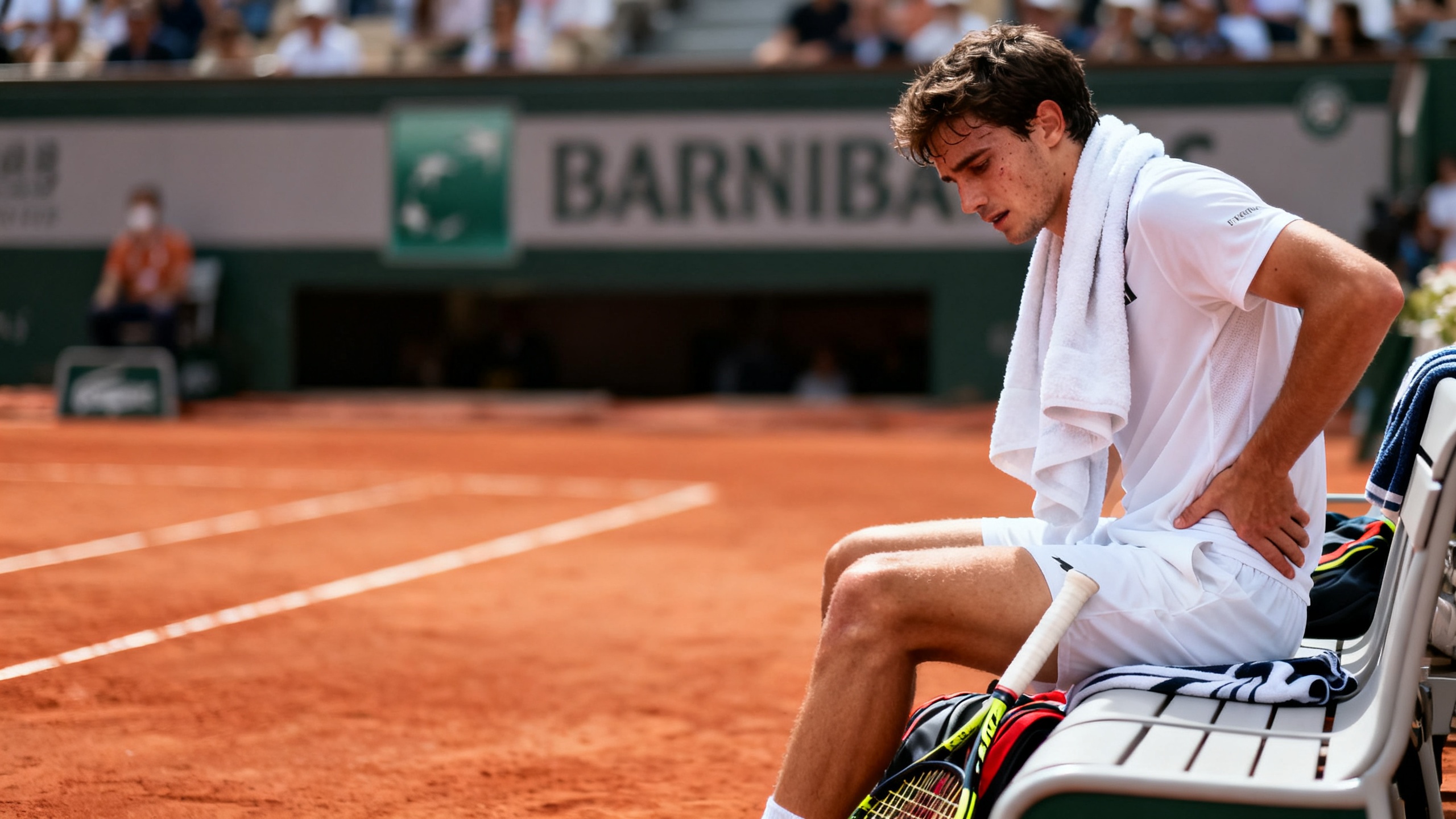 The tournament favorite lost in five sets due to heat and injury RUSSPAIN.com