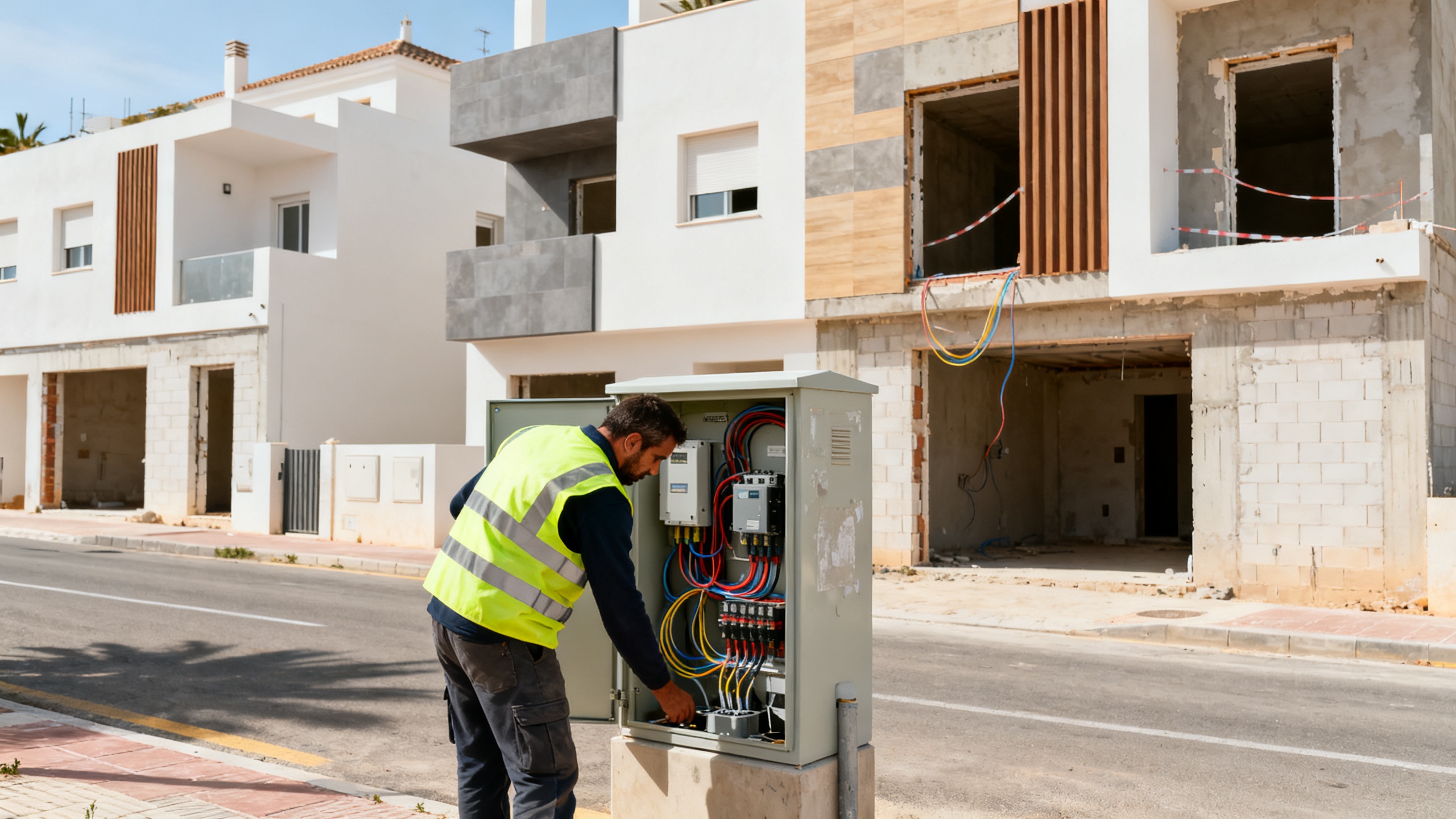 Two new developments in Estepona left without electricity due to dispute with e-Distribución RUSSPAIN.com