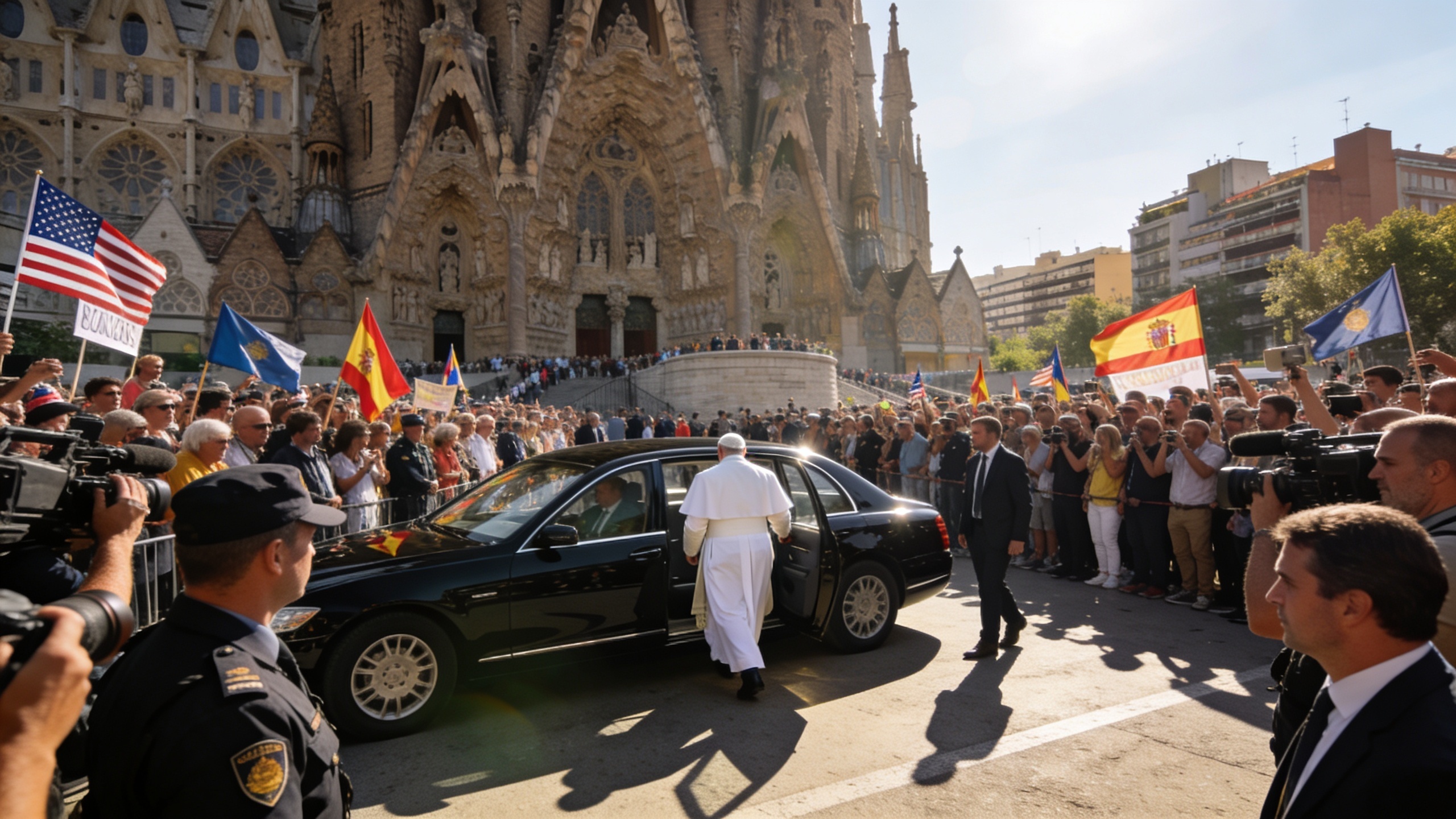 Barcelona awaits the Pope amid escalating dispute with Trump RUSSPAIN.com