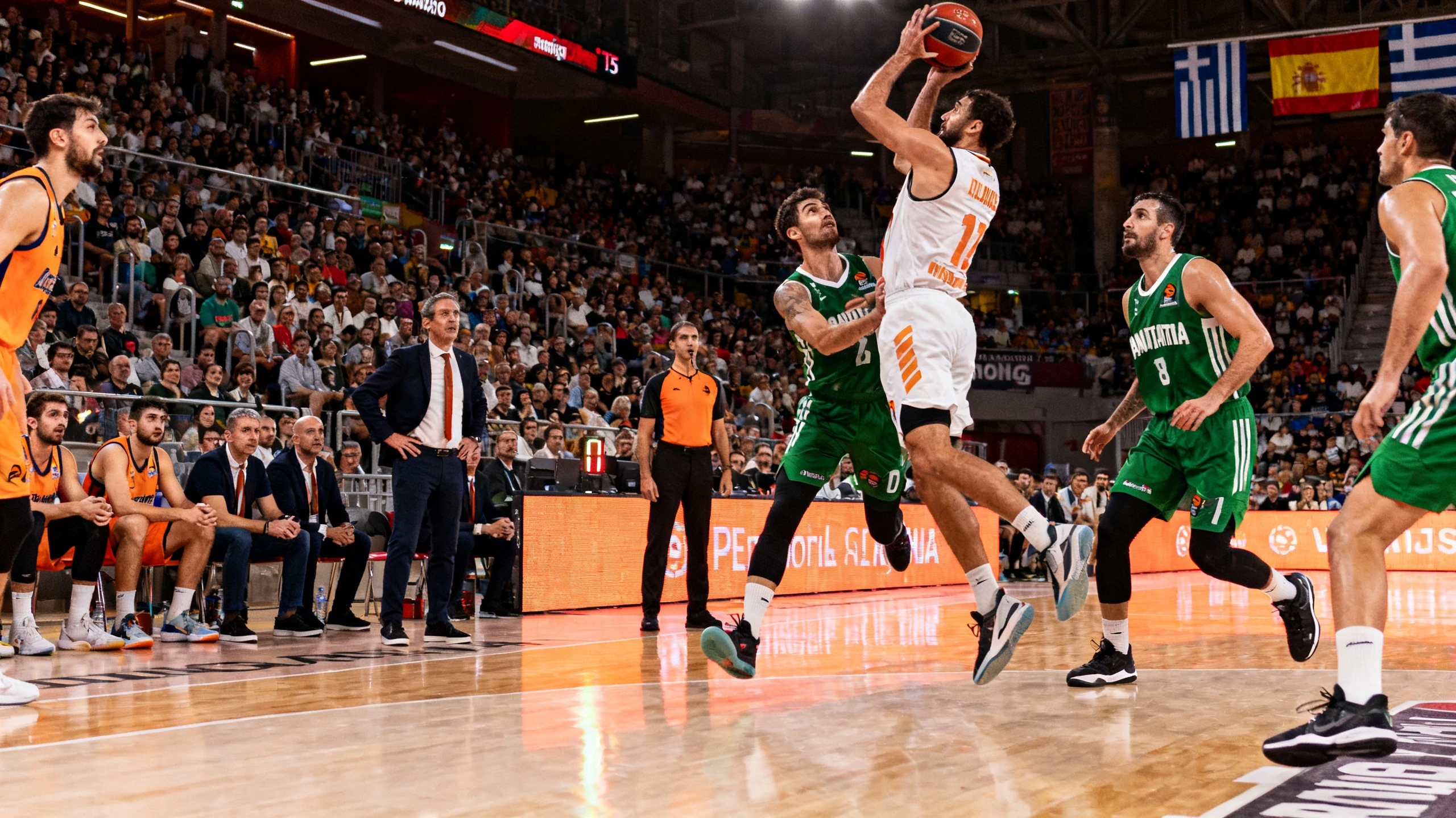 Decisive clash at Roig Arena: Panathinaikos and Valencia Basket to battle for a semifinal spot RUSSPAIN.com
