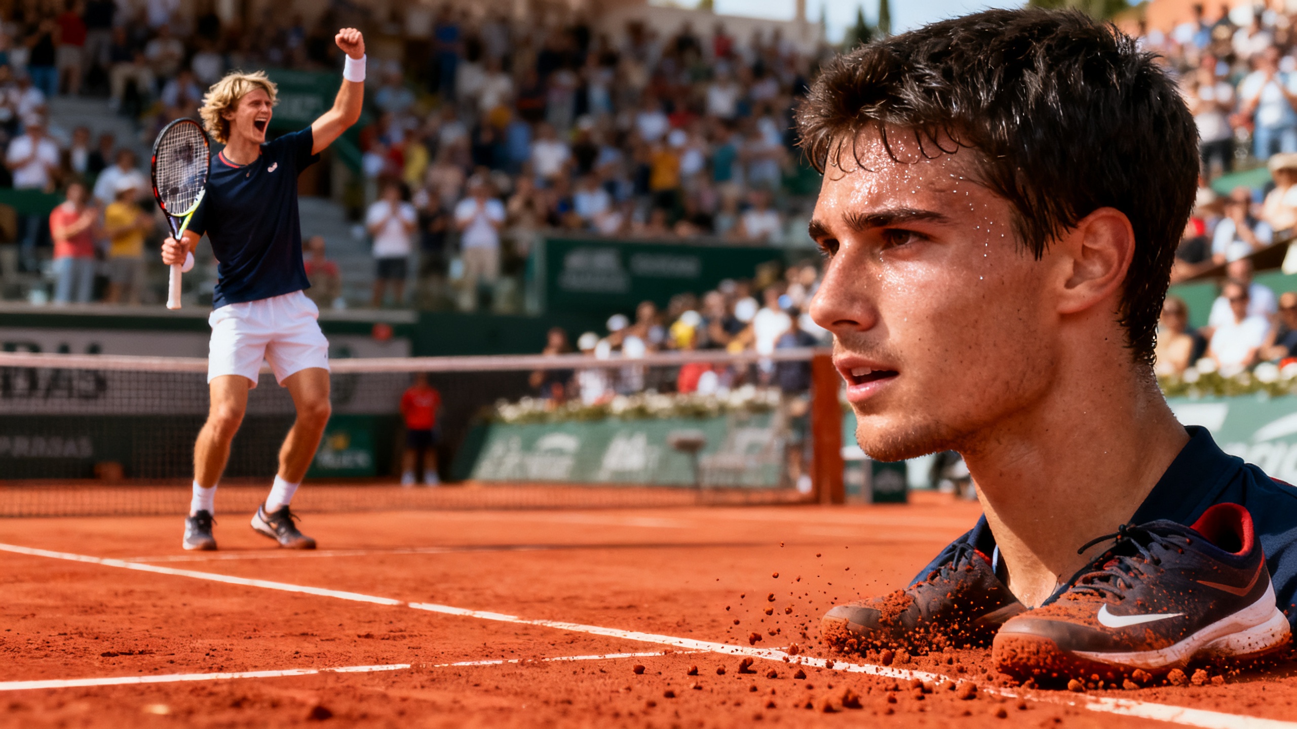 The Spaniard could not overcome physical difficulties in the match against Rublev RUSSPAIN.com