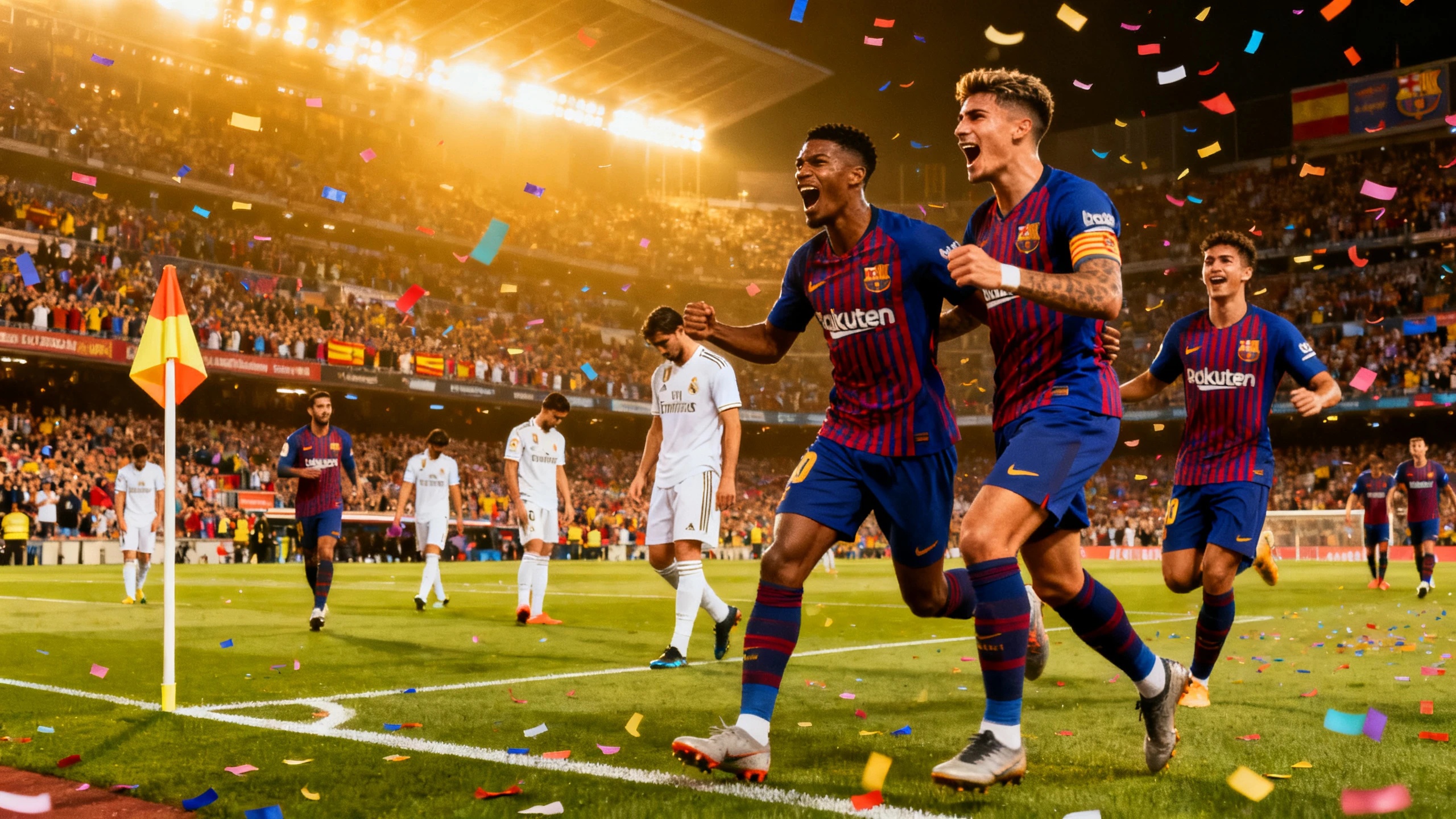 Rashford's Goal and Barcelona's Confident Lead in a Key La Liga Match RUSSPAIN.com