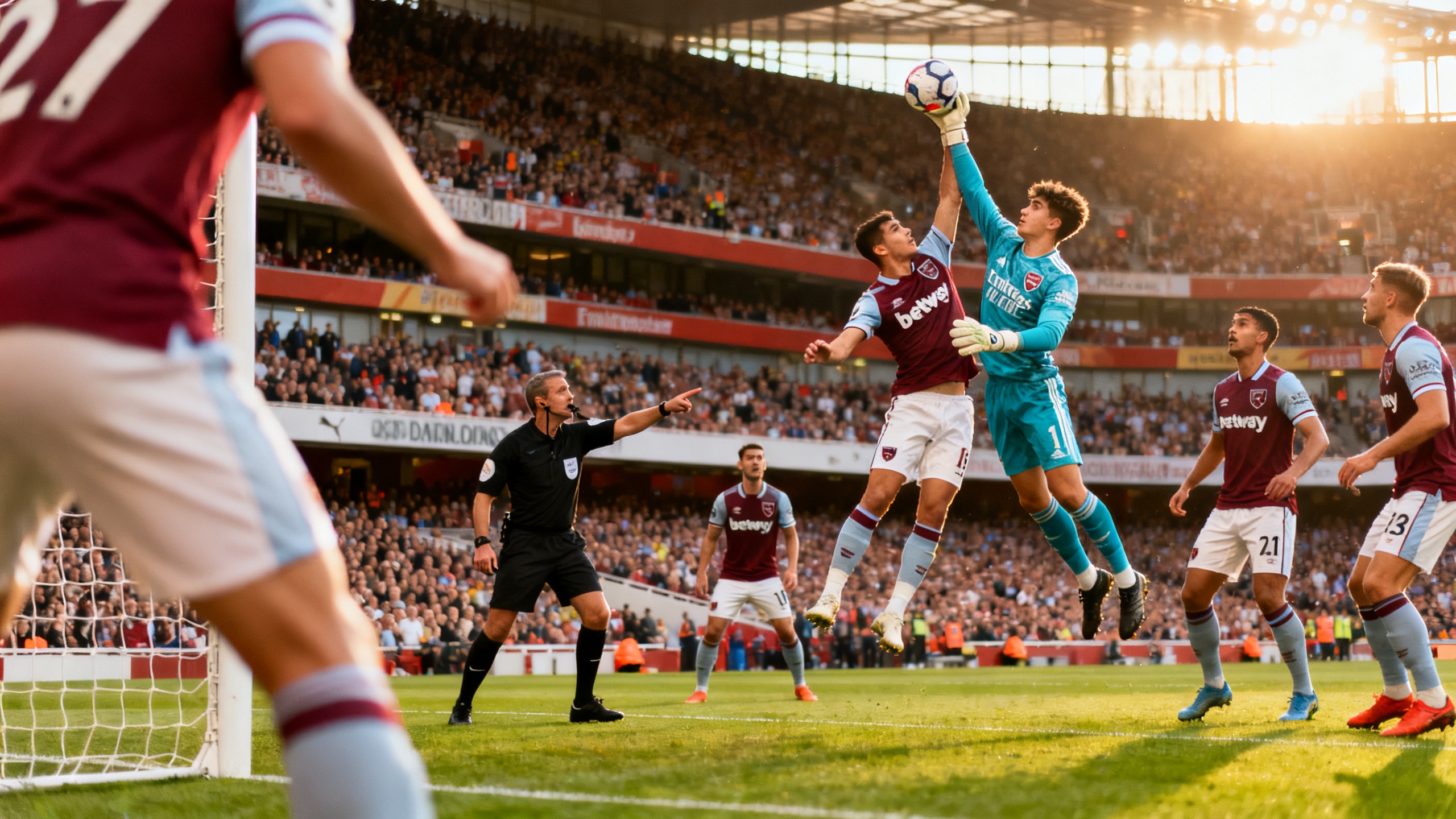 VAR decision and Ben White's injury change the course of Arsenal's match at London Stadium RUSSPAIN.com
