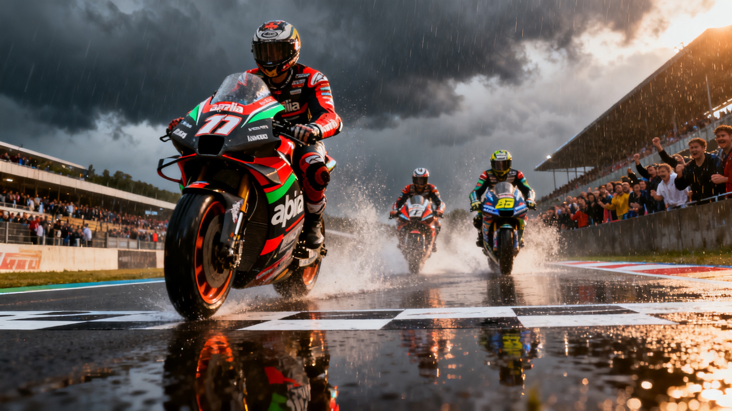 Aprilia triumphs at Le Mans and a first MotoGP podium for a Japanese rider RUSSPAIN.com