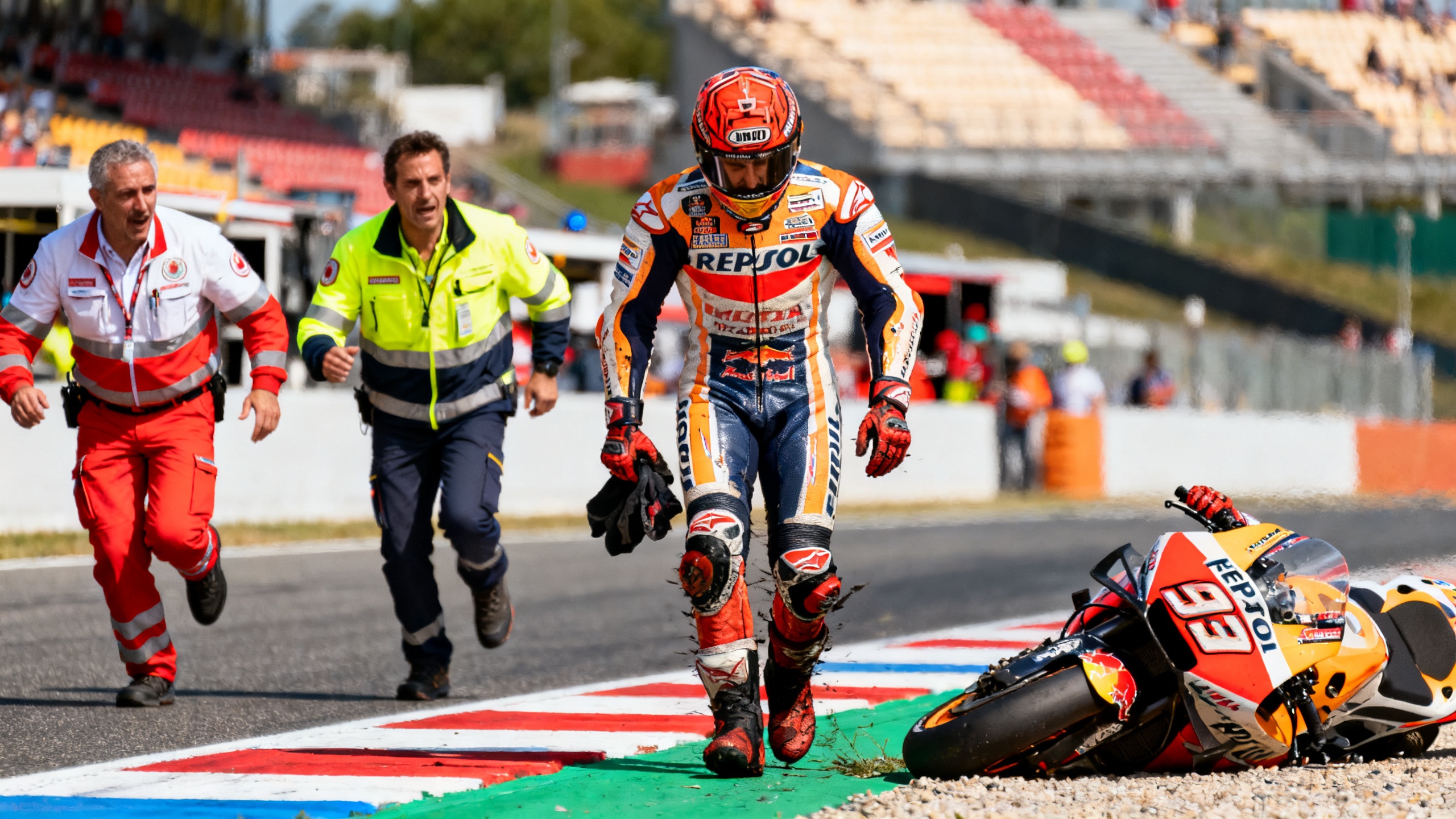 Major Accident at French Grand Prix Leaves Champion Out of the Race RUSSPAIN.com
