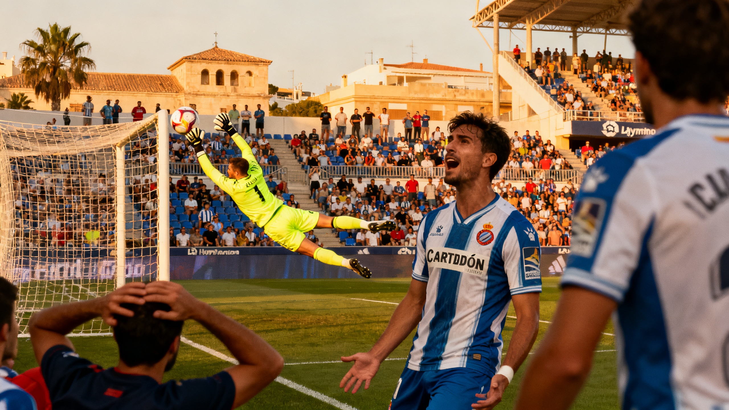Ceuta's goalkeeper and penalty taker denied Castellón a victory away in Ceuta RUSSPAIN.com