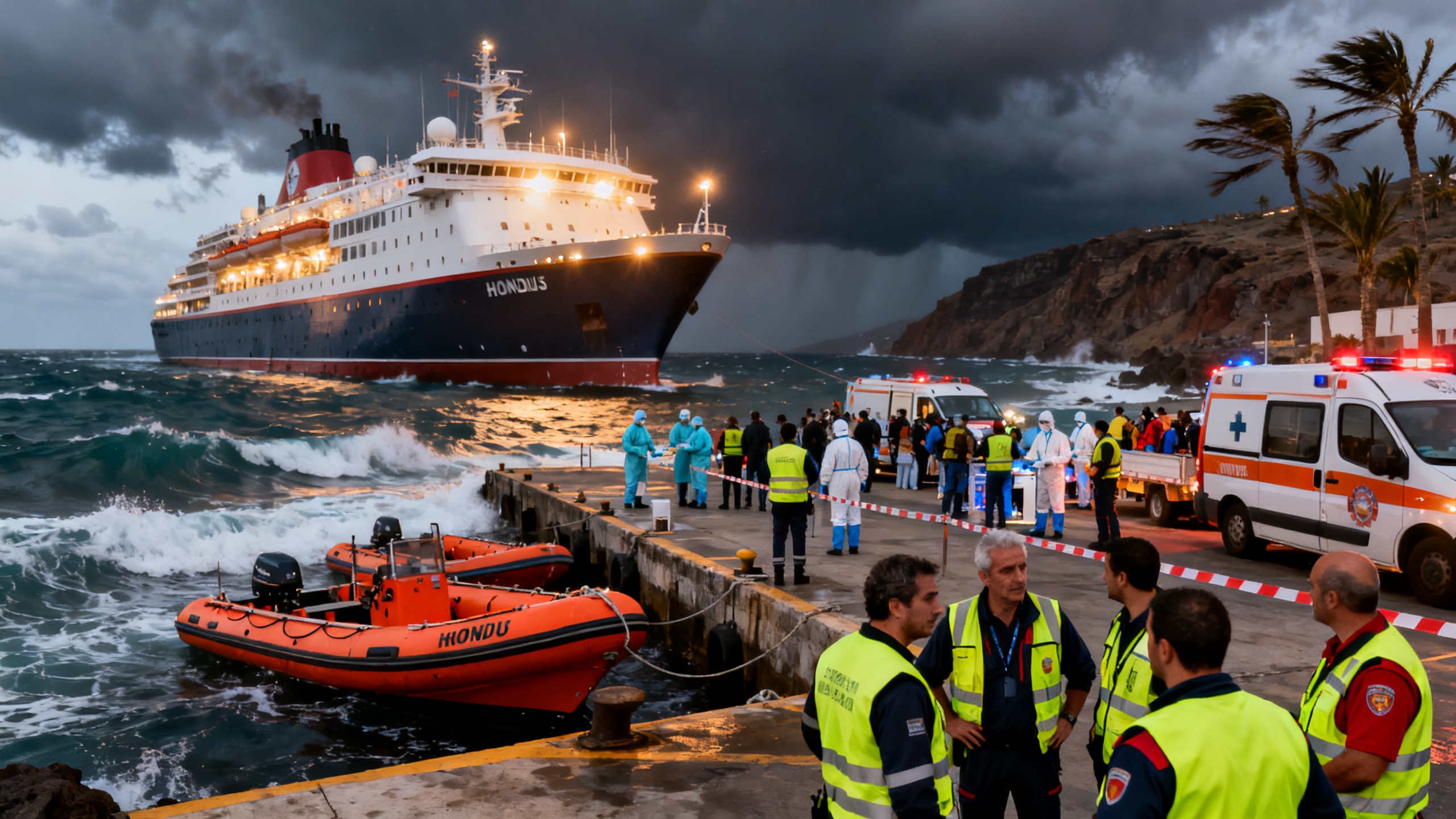 Passengers of MV Hondius evacuated due to storm threat and virus outbreak RUSSPAIN.com