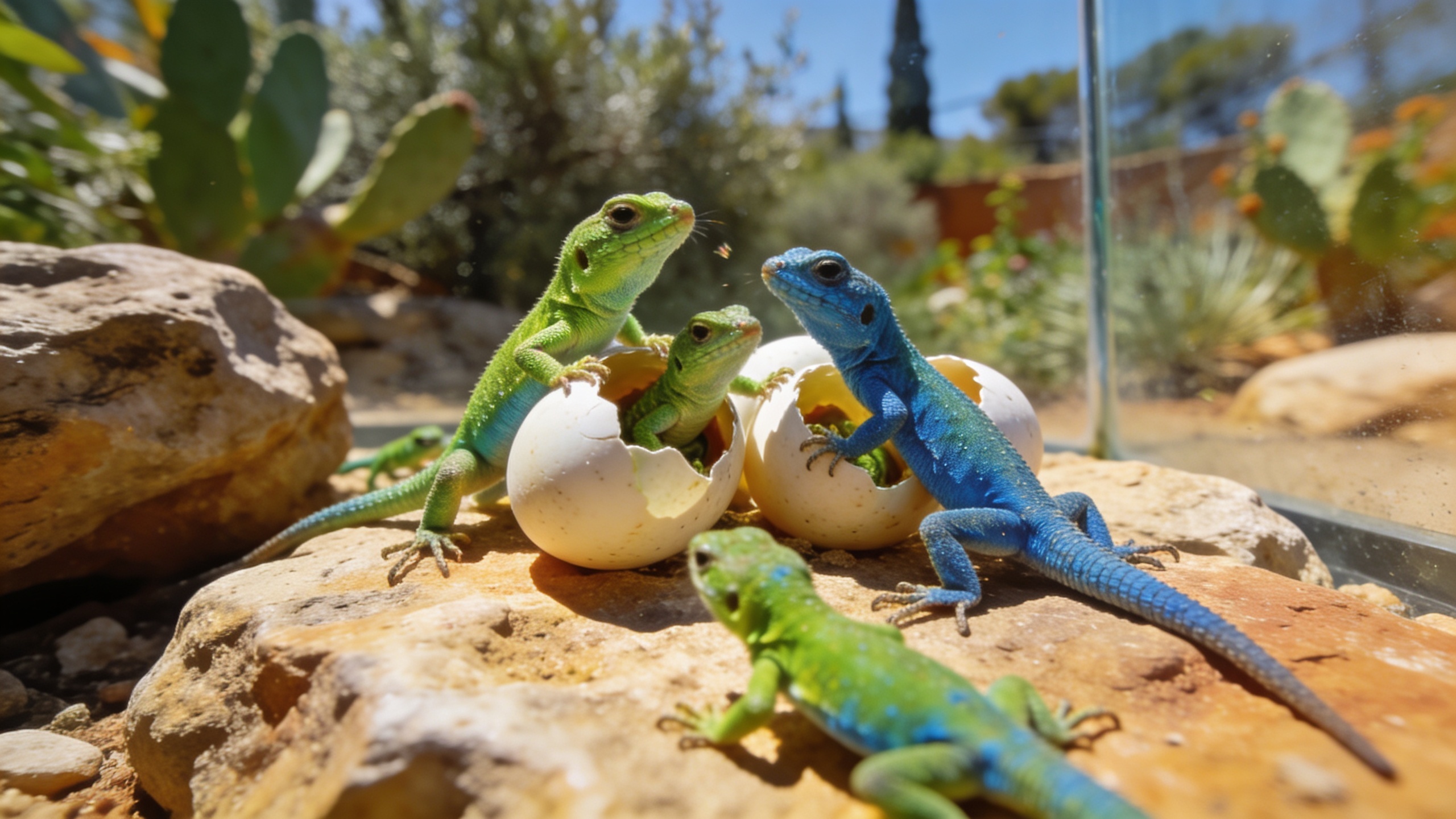 Barcelona Zoo welcomes 32 hatchlings of the rare Balearic reptile RUSSPAIN.com