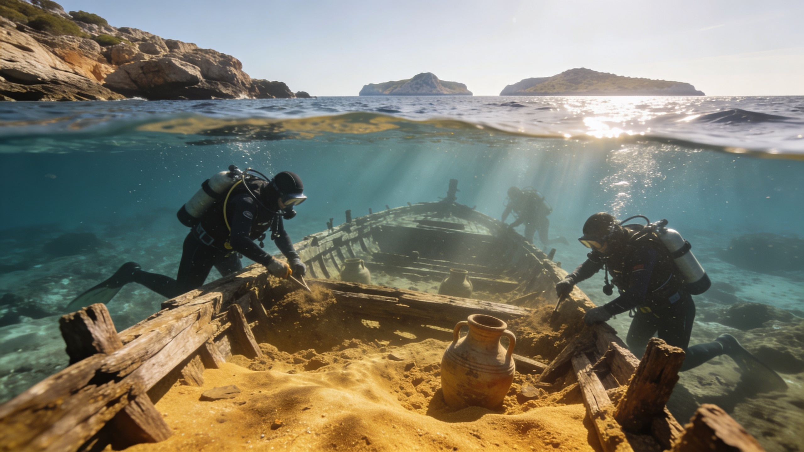 Unique ancient ship with amphorae discovered off the Catalonia coast RUSSPAIN.com