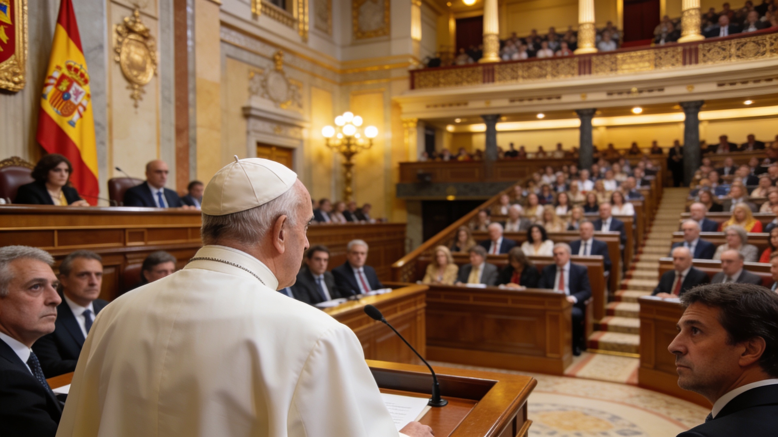 Pope's Visit to Madrid and the Canaries: Parliament, Migration, and Questions for the Church RUSSPAIN.com